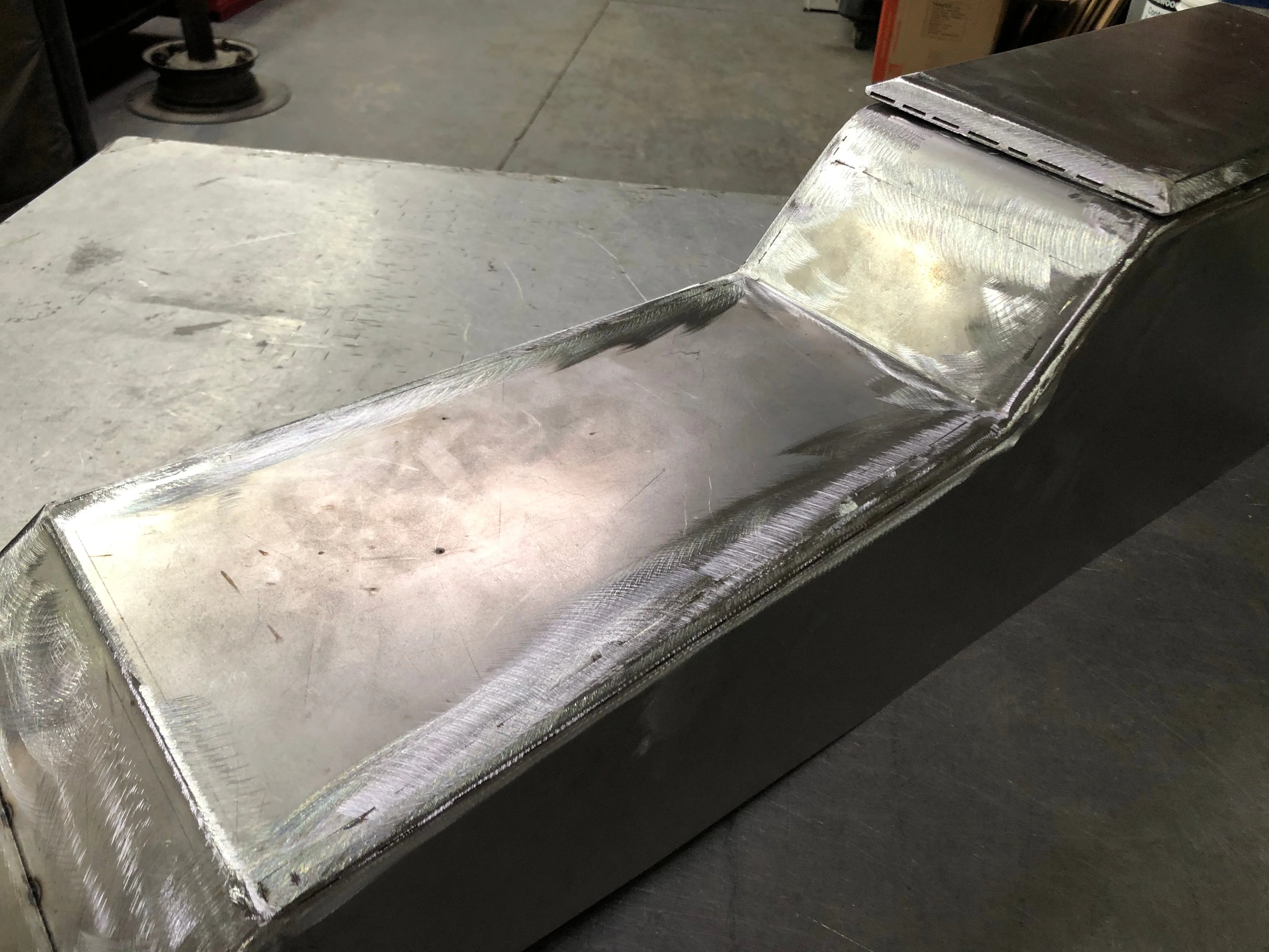 1966-67 NOVA STEEL CENTER CONSOLE - Image 6