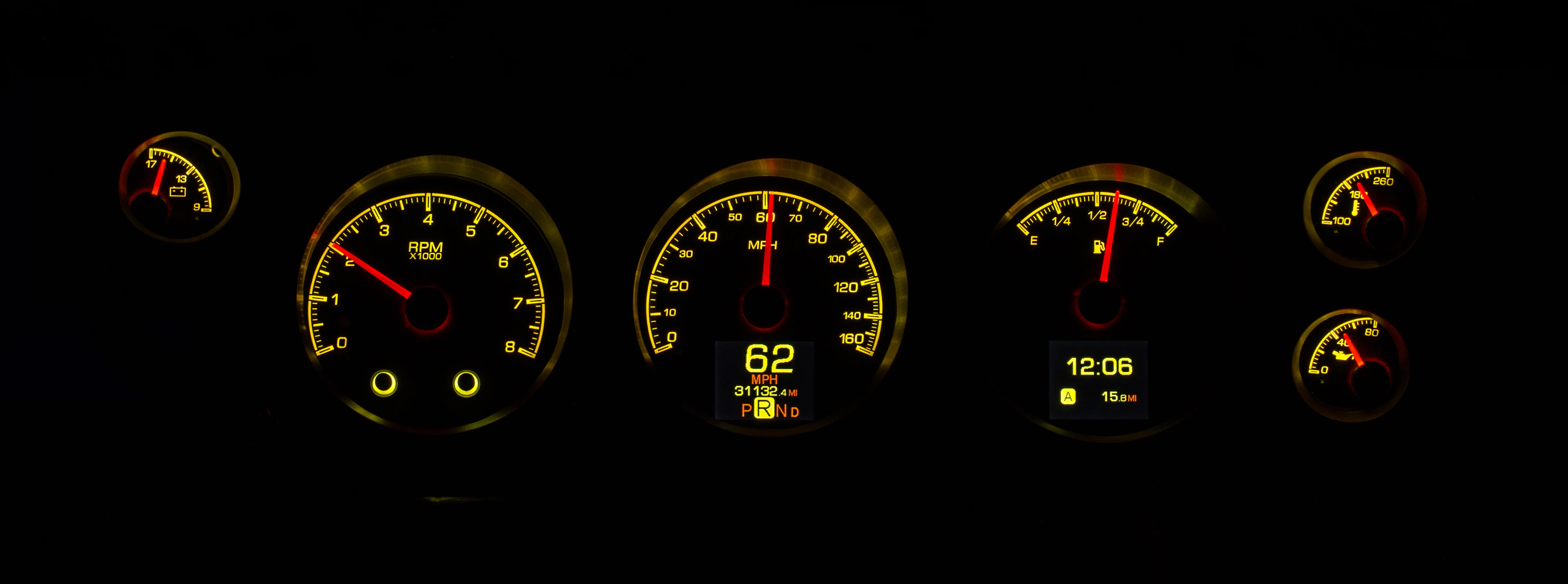 Dakota Digital GRFX-67C-PU — 1967–1972 Chevy/GMC C10 Truck GRFX Instrument System - Image 14