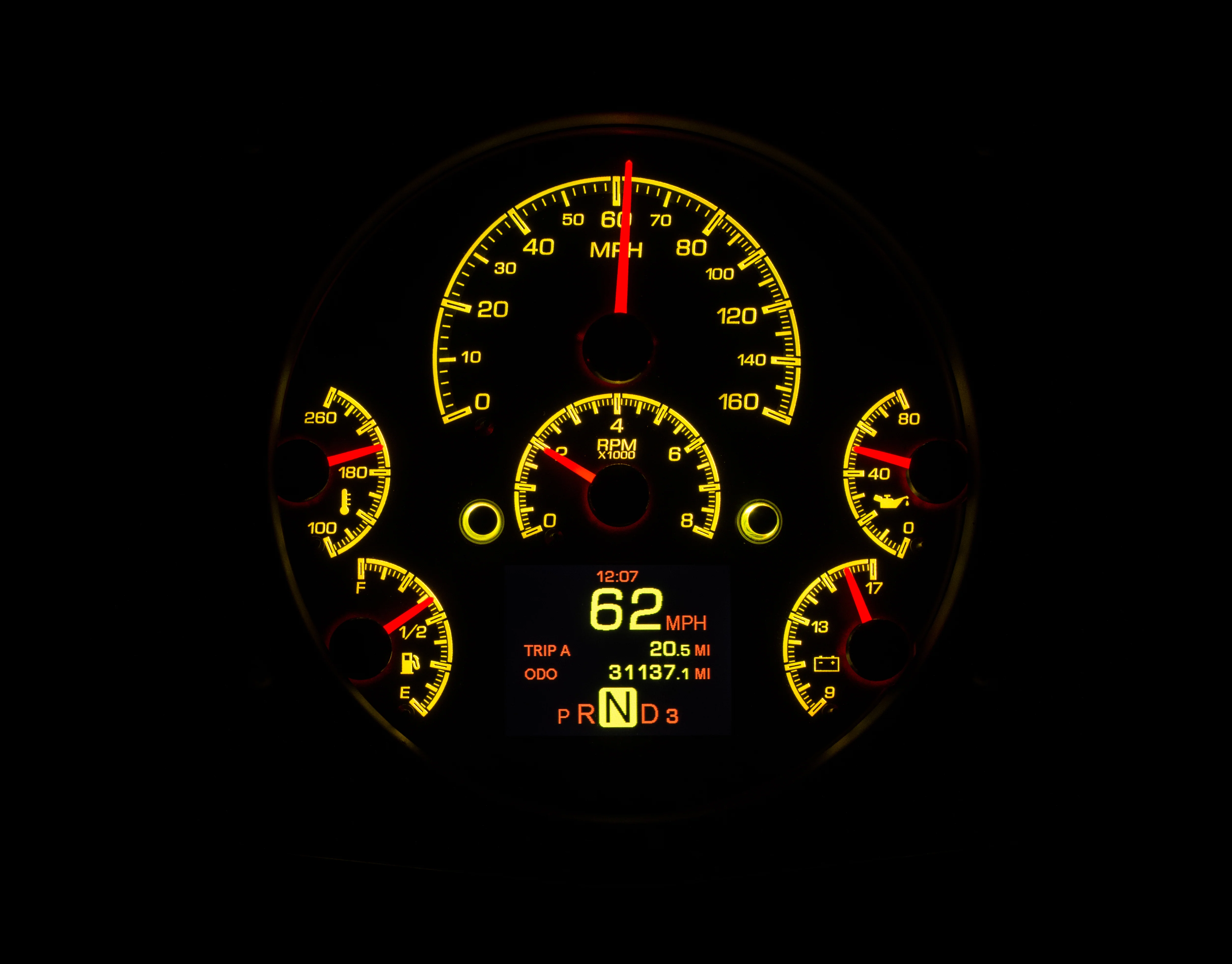 Dakota Digital HDX-66F-BRO — 1966–76 Ford Bronco HDX Gauge Kit - Image 15