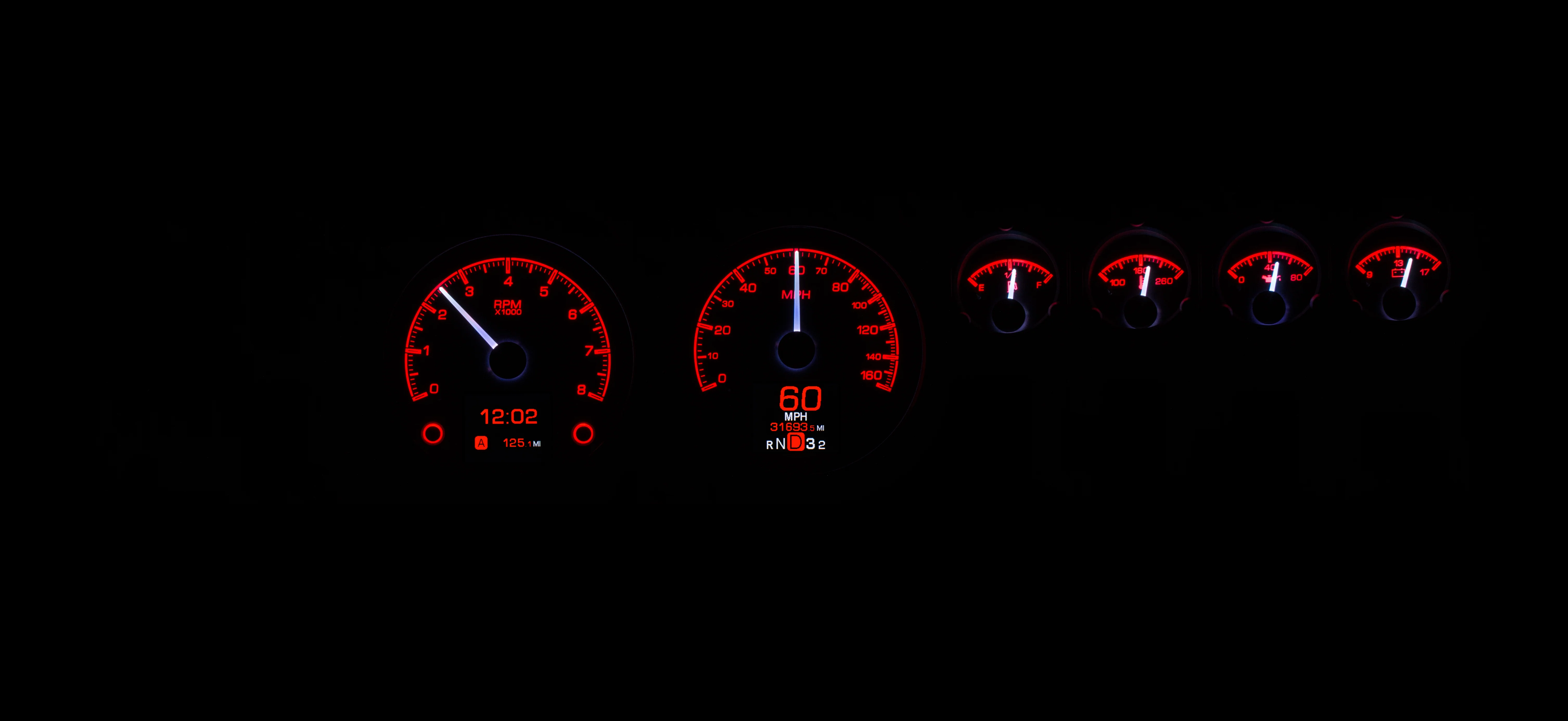Dakota Digital HDX-68D-CHG — 1968–70 Dodge Charger HDX Gauge - Image 10