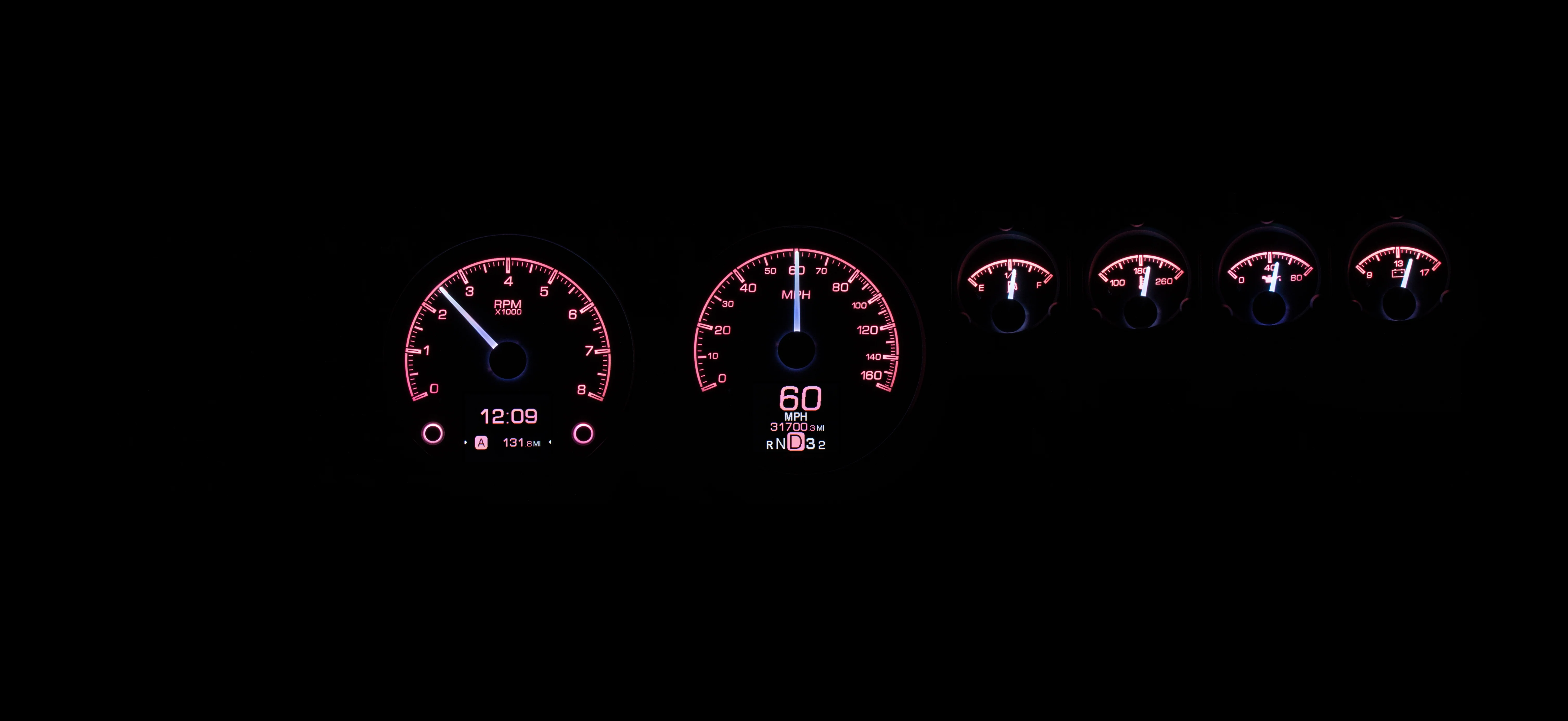 Dakota Digital HDX-68D-CHG — 1968–70 Dodge Charger HDX Gauge - Image 14