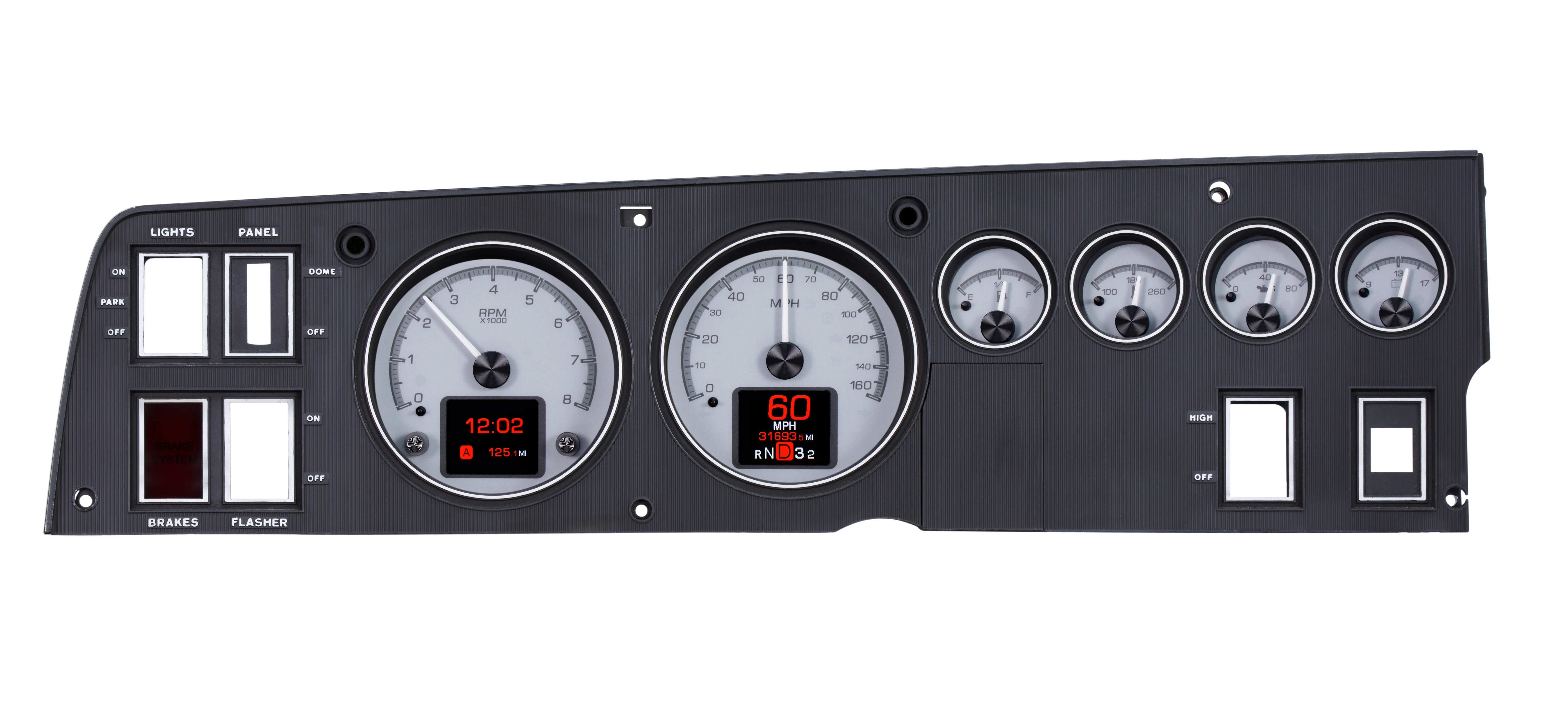 Dakota Digital HDX-68D-CHG — 1968–70 Dodge Charger HDX Gauge - Image 4