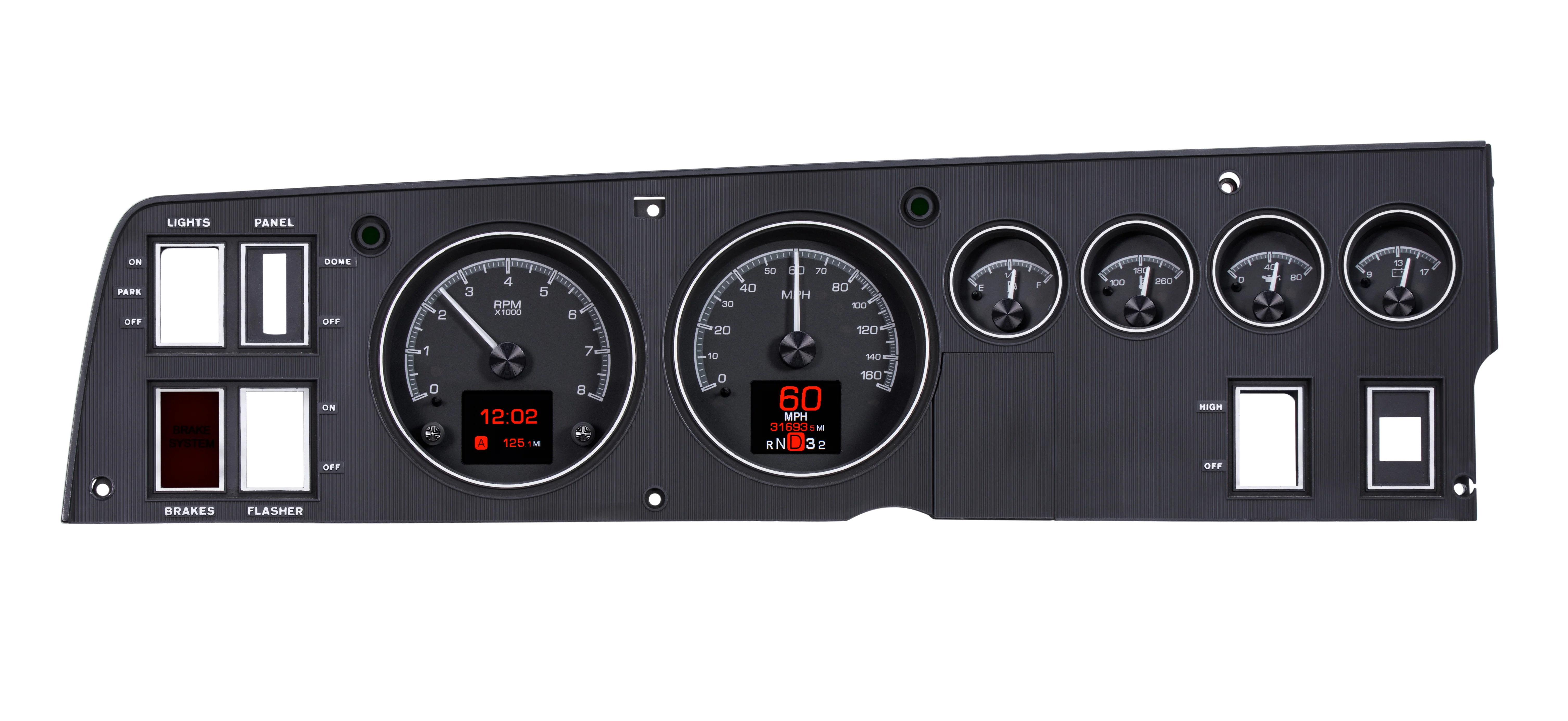 Dakota Digital HDX-68D-CHG — 1968–70 Dodge Charger HDX Gauge - Image 8