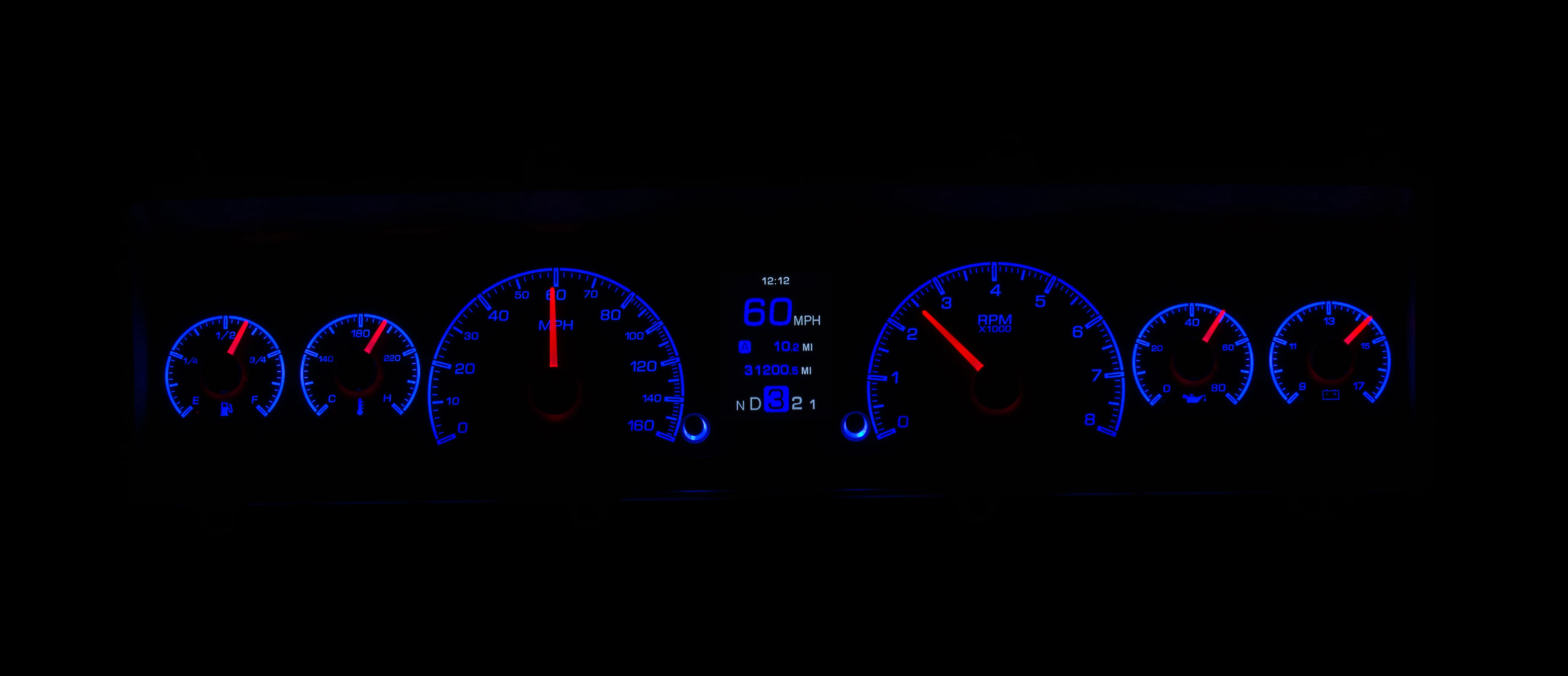 Dakota Digital HDX-69C-NOV — 1969–76 Chevy Nova HDX Gauge Kit - Image 12