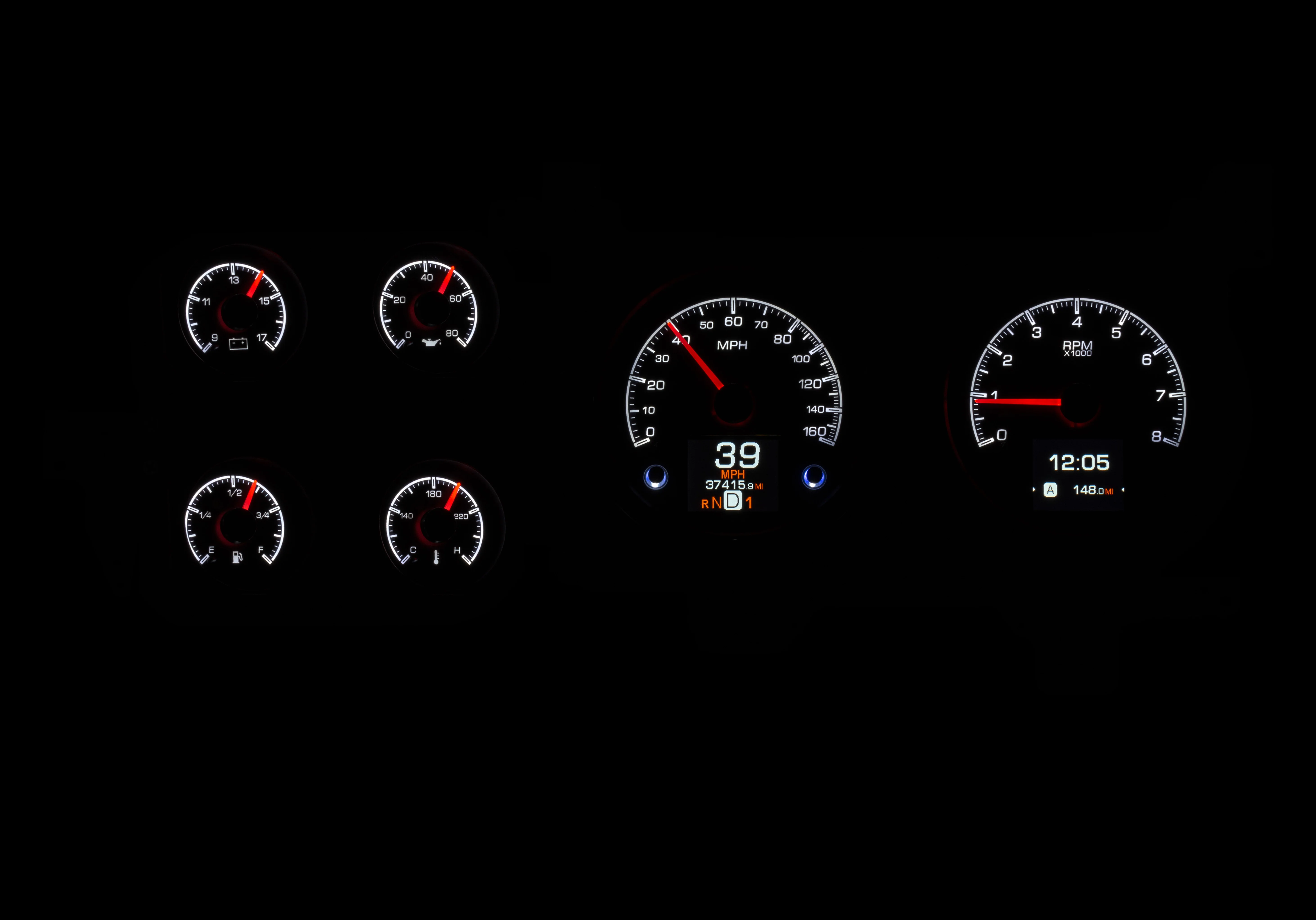 Dakota Digital HDX-73C-PU — 1973–1987 Chevy/GMC C10 Truck HDX Instrument System - Image 28