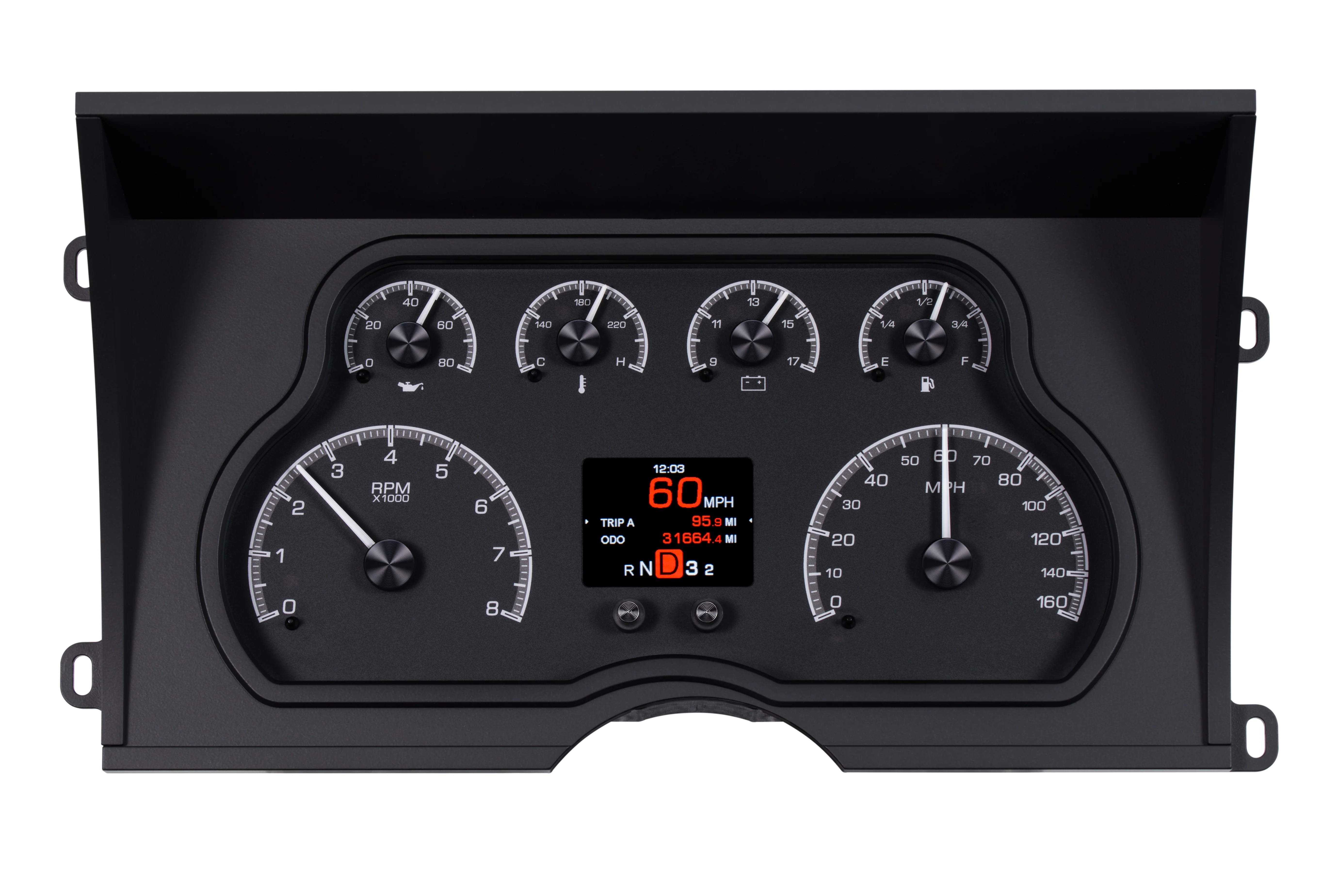 Dakota Digital HDX-88C-PU — 1988–1994 Chevy/GMC C/K Truck HDX Instrument System - Image 3