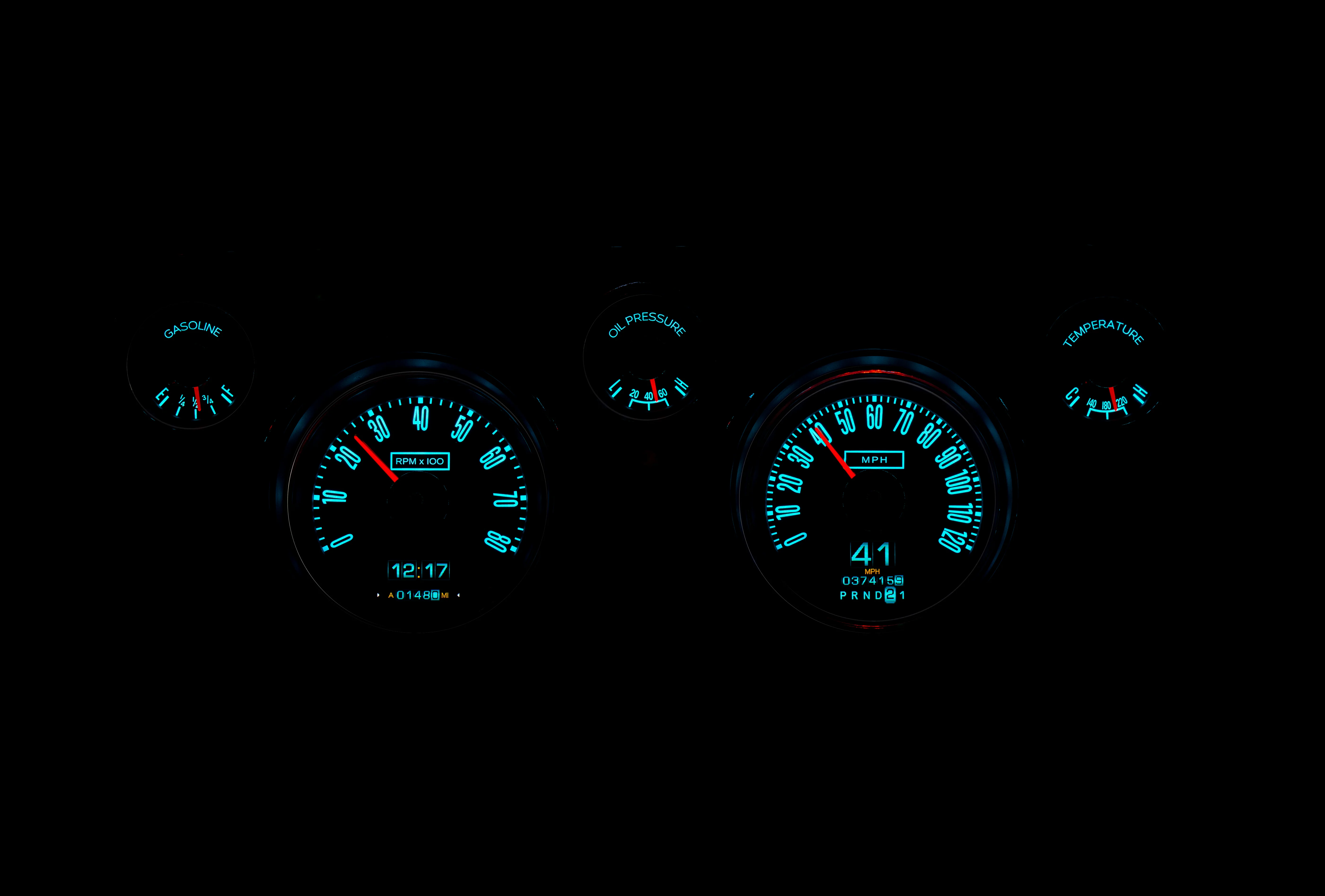 Dakota Digital RTX-67F-MUS-X — 1967–1968 Ford Mustang RTX Instrument System - Image 11