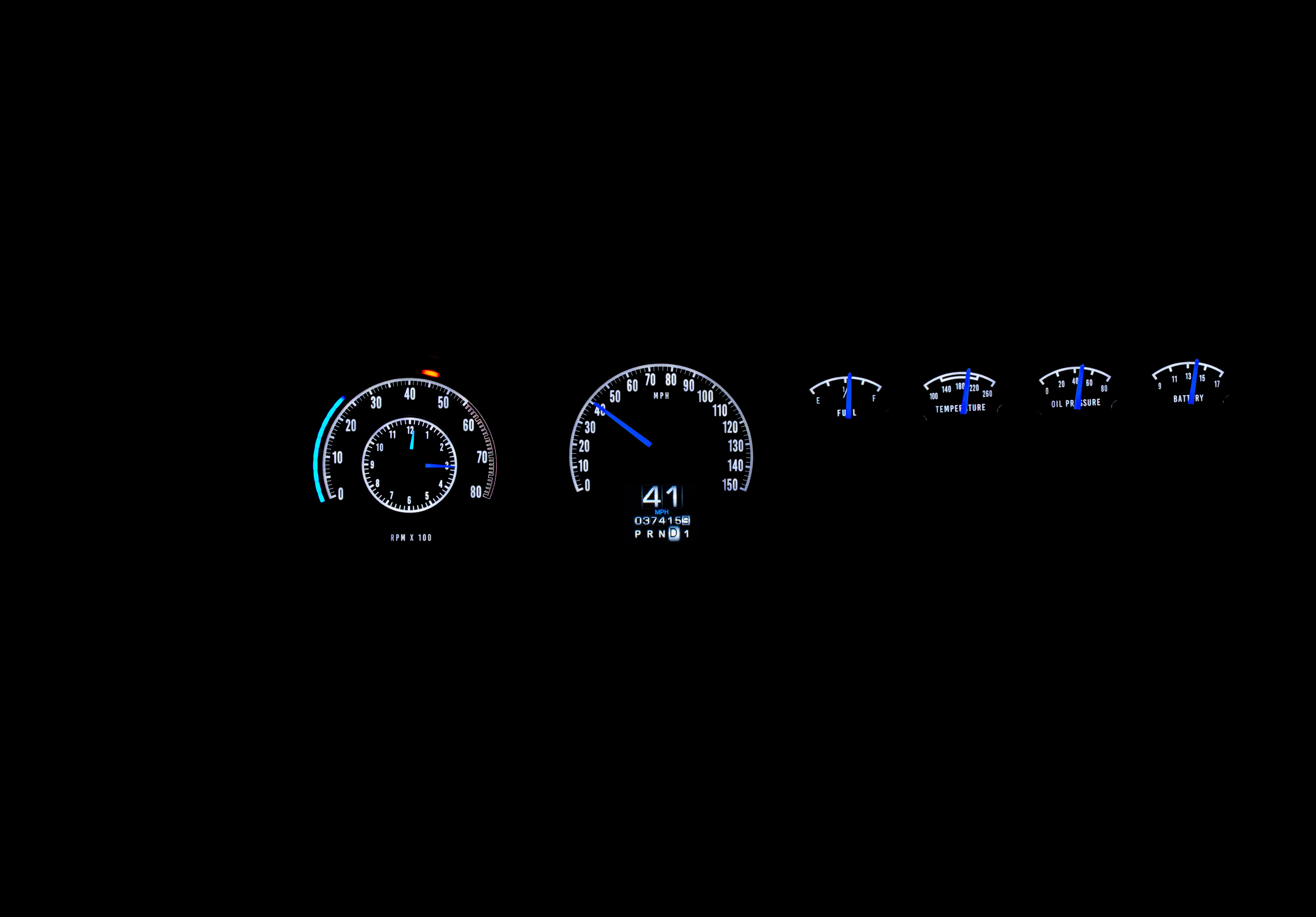 Dakota Digital RTX-68D-CHG-X — 1968–70 Dodge Charger RTX Gauge - Image 26