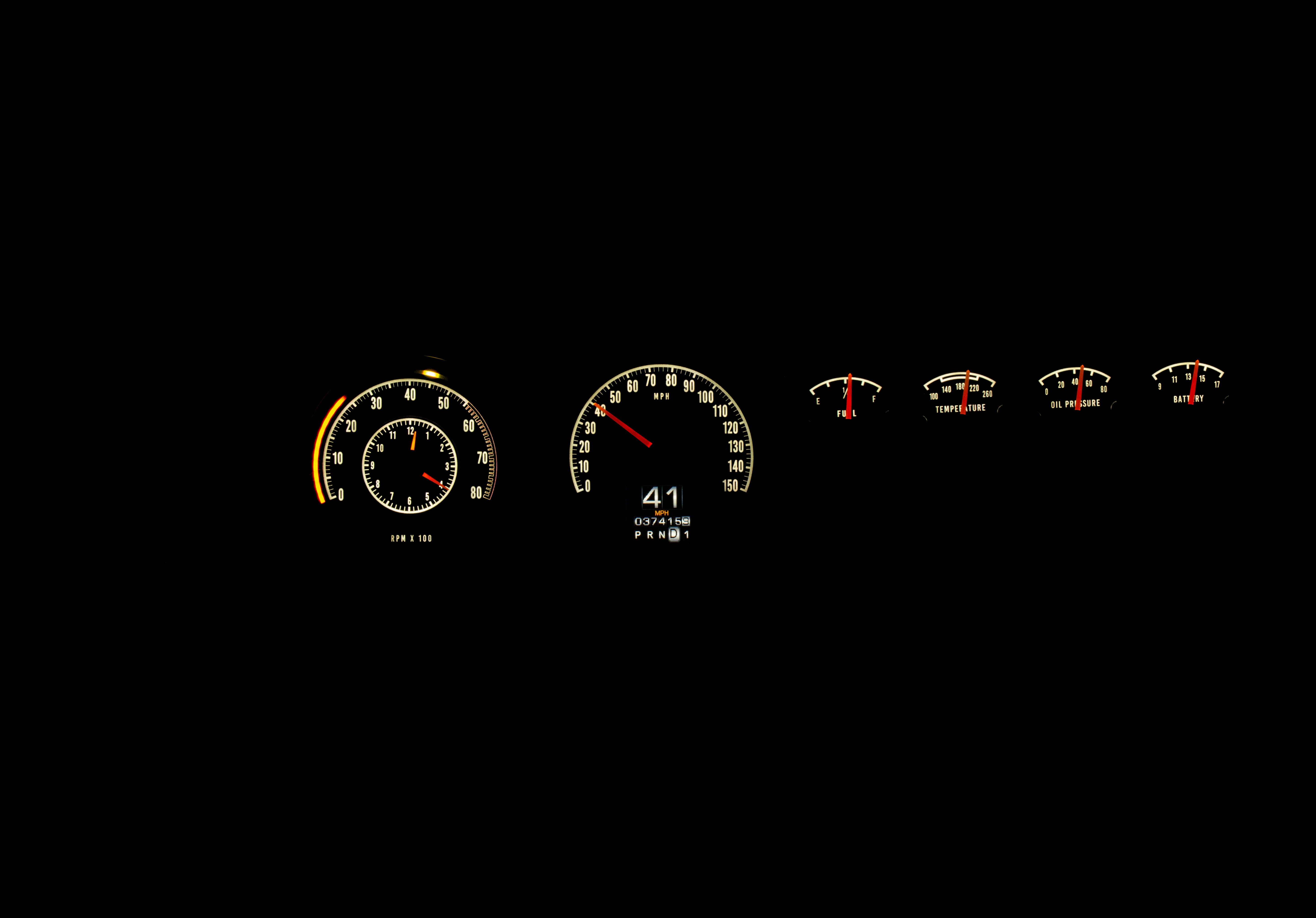 Dakota Digital RTX-68D-CHG-X — 1968–70 Dodge Charger RTX Gauge - Image 27