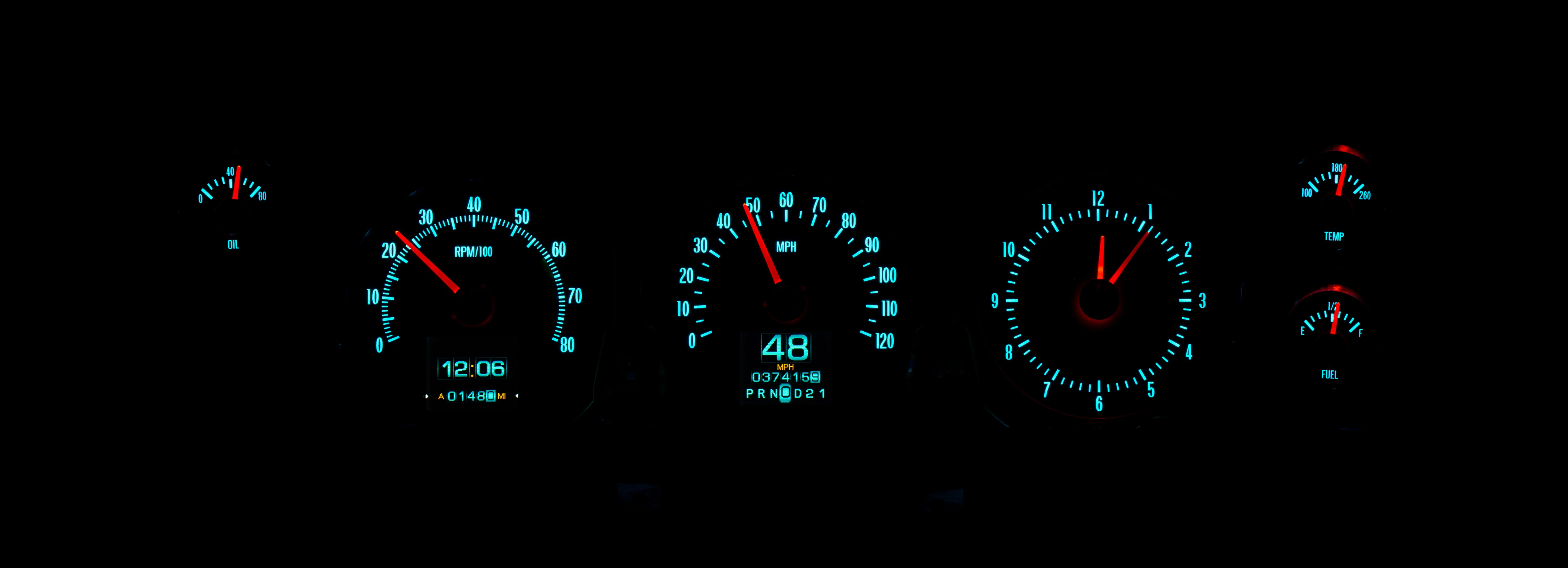 Dakota Digital RTX-70C-CVL-X — 1970–72 Chevy Chevelle SS / El Camino / Monte Carlo RTX Gauge Kit - Image 13