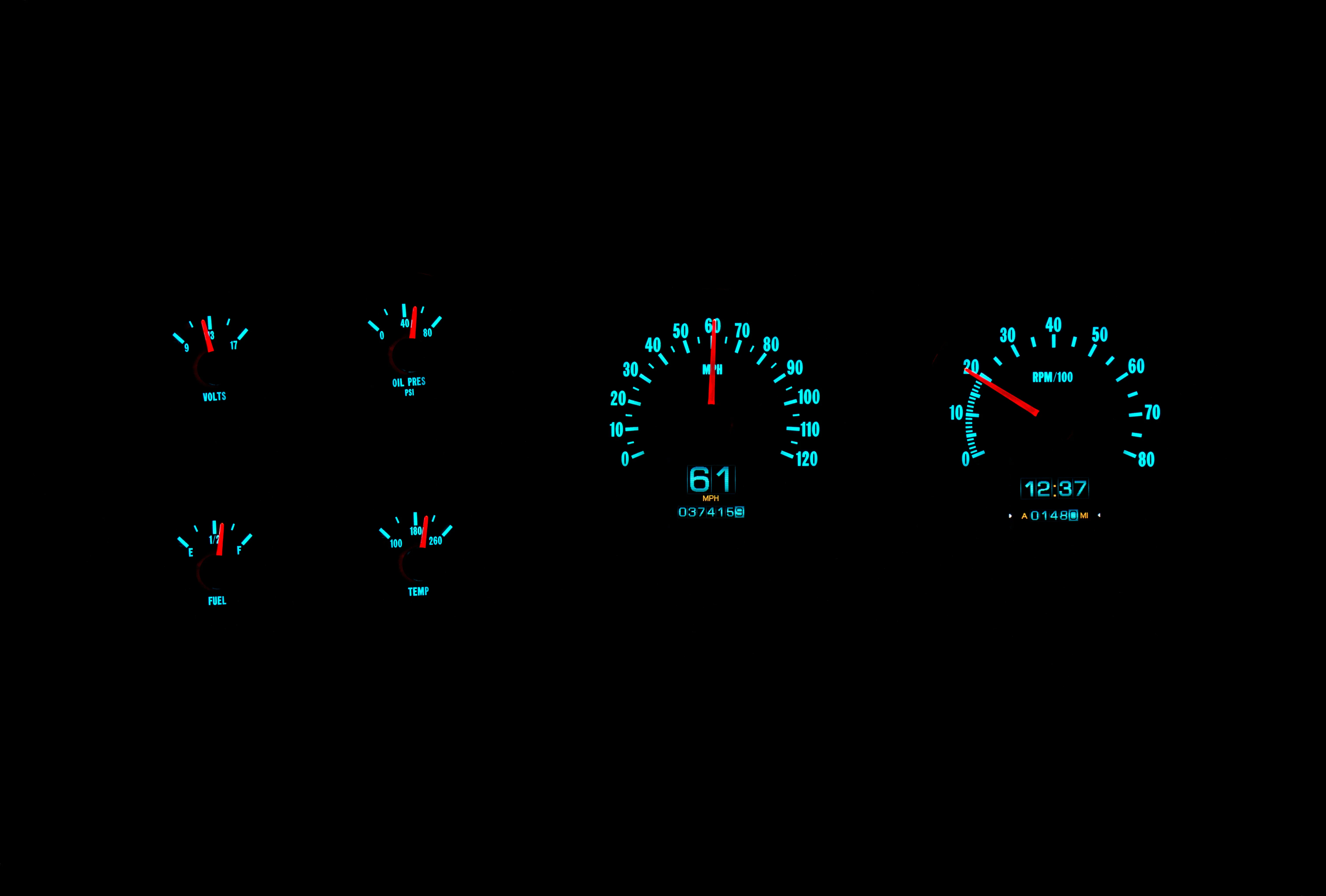 Dakota Digital RTX-73C-PU-X — 1973–1975 Chevy/GMC C10 Truck RTX Instrument System - Image 14