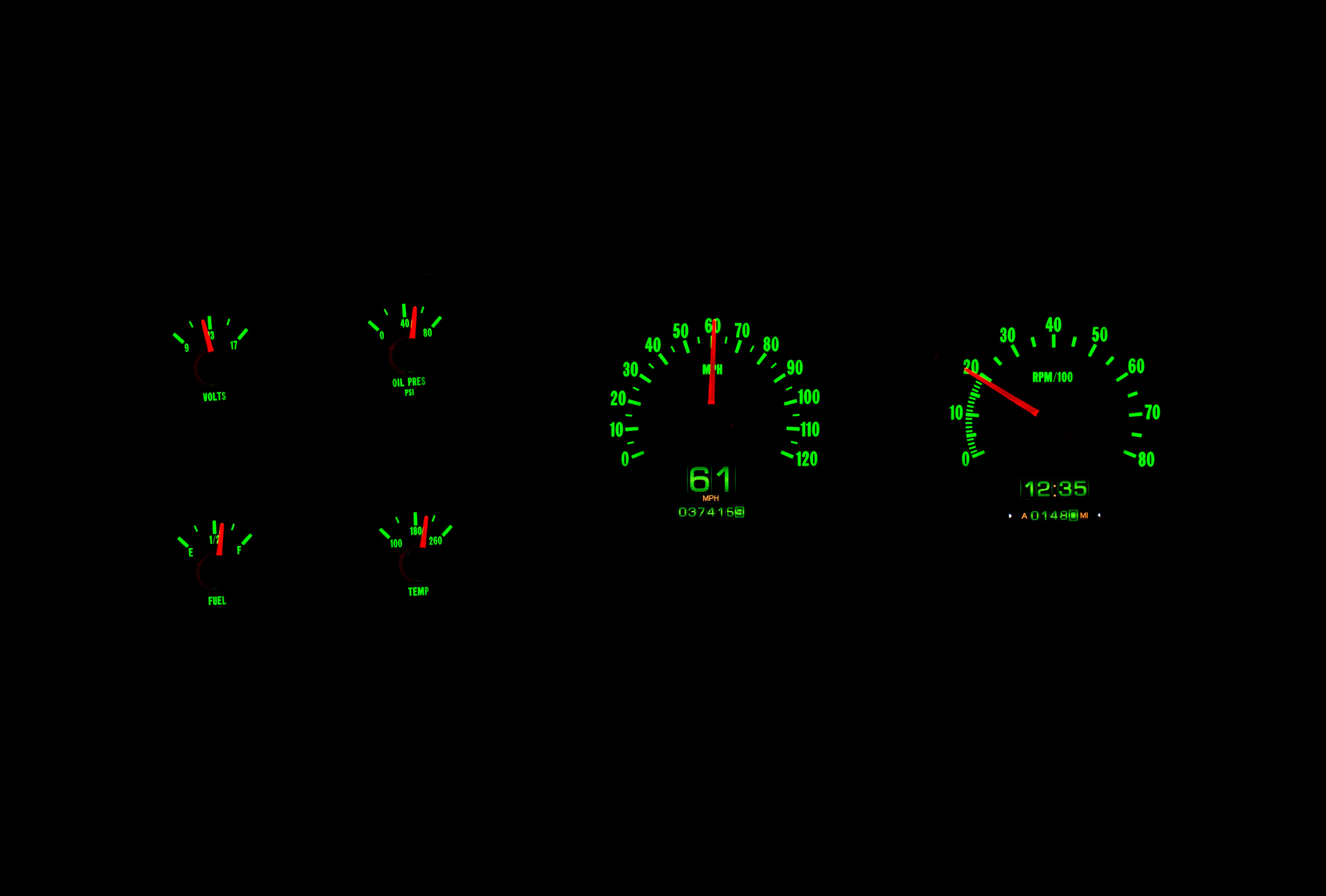 Dakota Digital RTX-73C-PU-X — 1973–1975 Chevy/GMC C10 Truck RTX Instrument System - Image 7