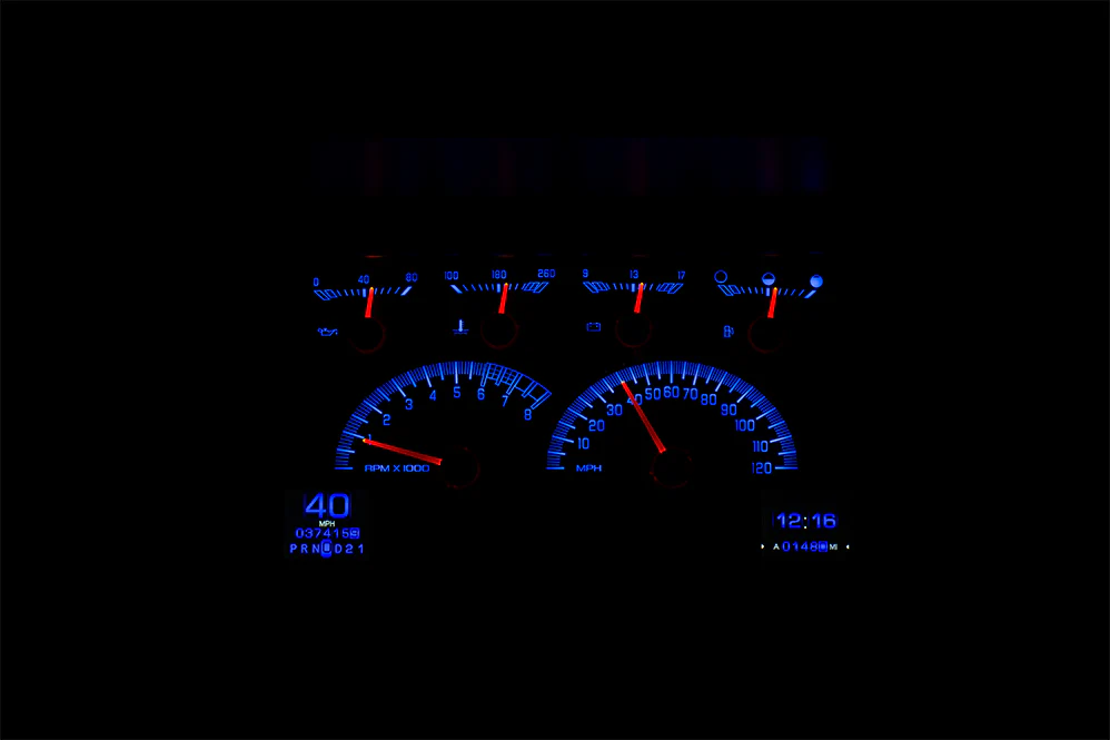 Dakota Digital RTX-92C-PU-X — 1992–1994 GM SUV (Blazer/Suburban) & Chevy/GMC Truck RTX Instrument System - Image 12
