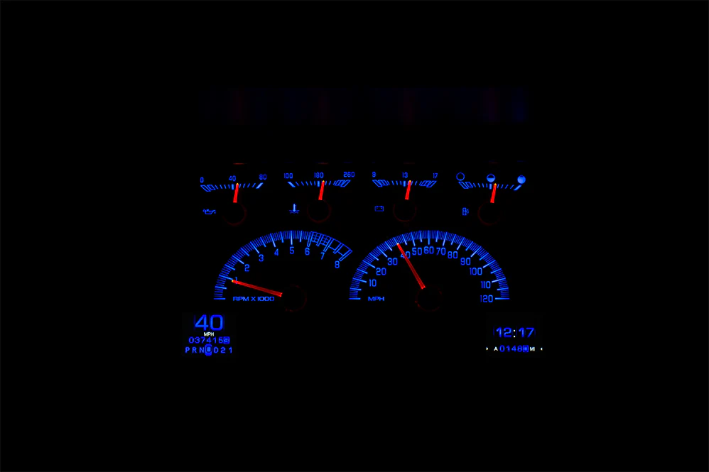 Dakota Digital RTX-92C-PU-X — 1992–1994 GM SUV (Blazer/Suburban) & Chevy/GMC Truck RTX Instrument System - Image 16