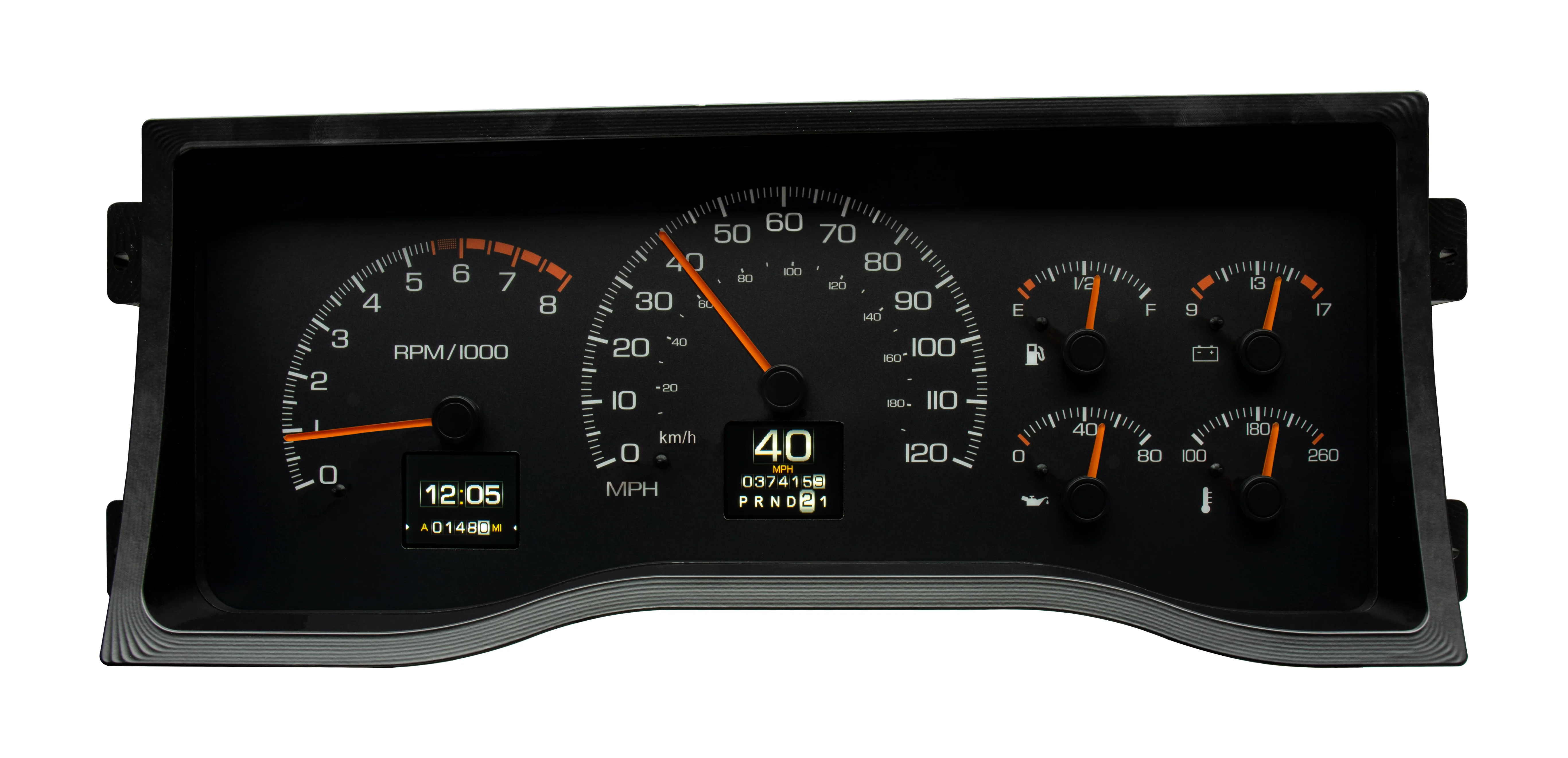 Dakota Digital RTX-95C-PU-X — 1995–98 Chevy/GMC Truck & 1995–00 SUV/HD RTX Gauge Kit - Image 12