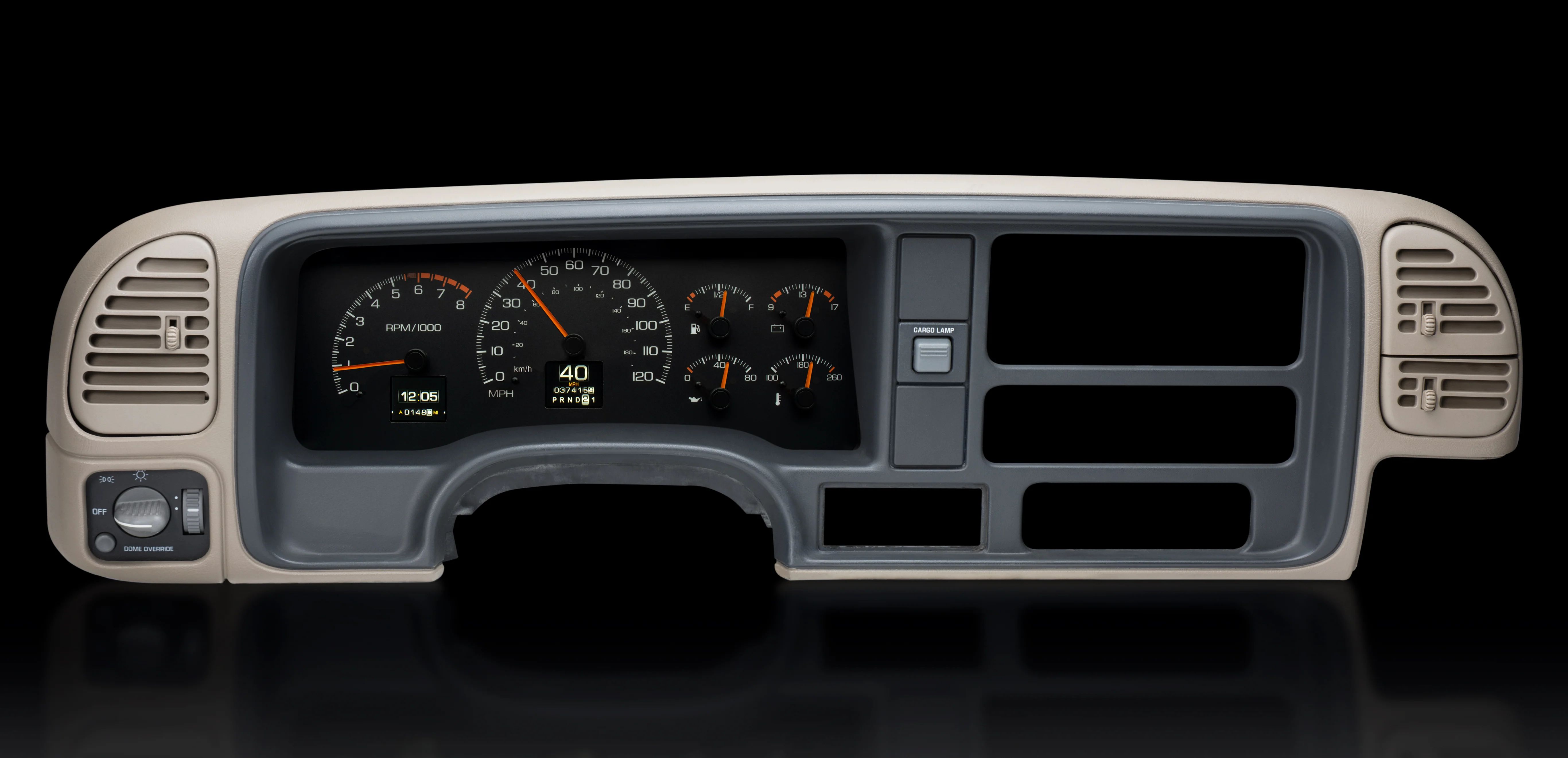 Dakota Digital RTX-95C-PU-X — 1995–98 Chevy/GMC Truck & 1995–00 SUV/HD RTX Gauge Kit - Image 16
