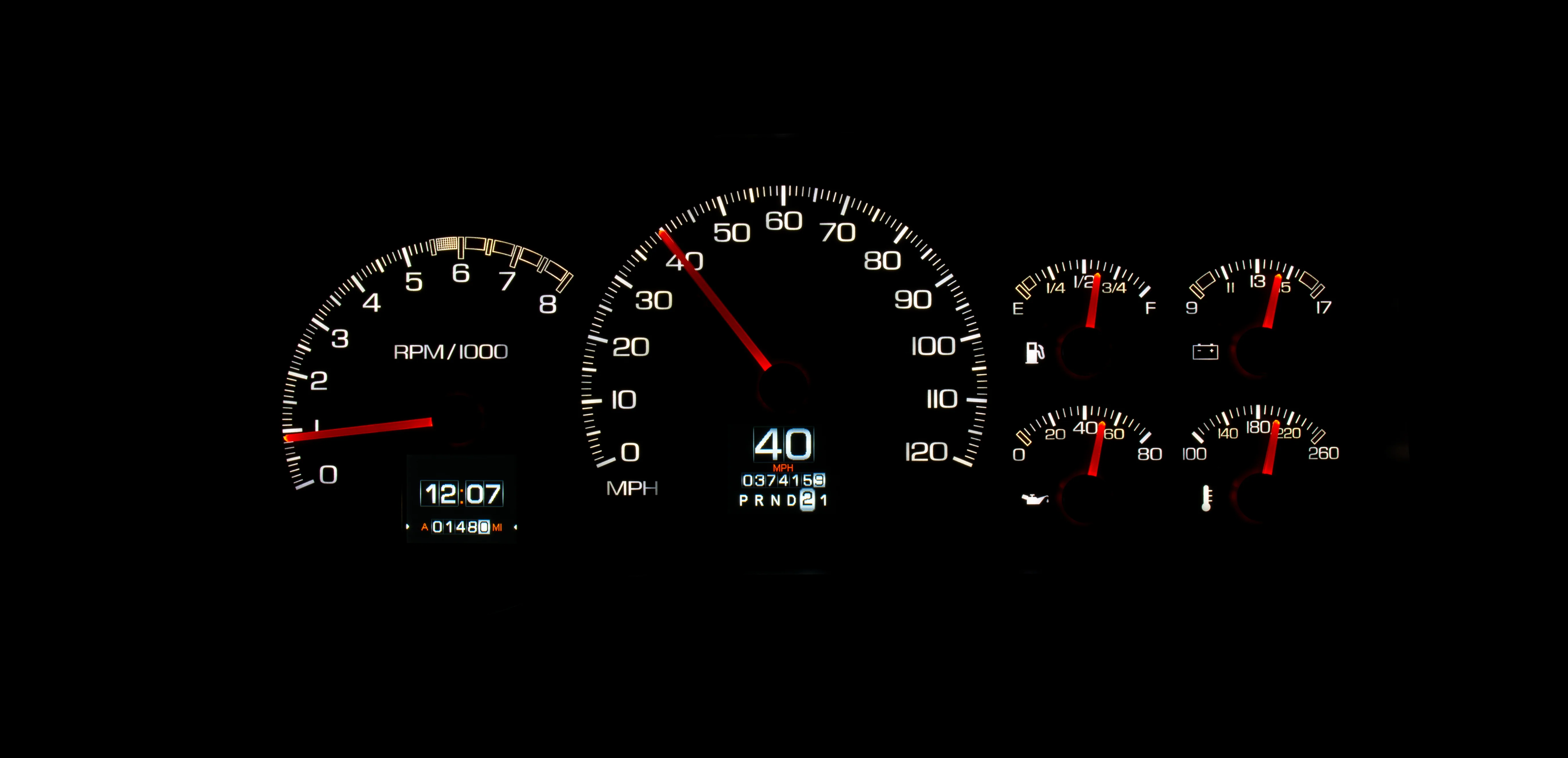 Dakota Digital RTX-95C-PU-X — 1995–98 Chevy/GMC Truck & 1995–00 SUV/HD RTX Gauge Kit - Image 27