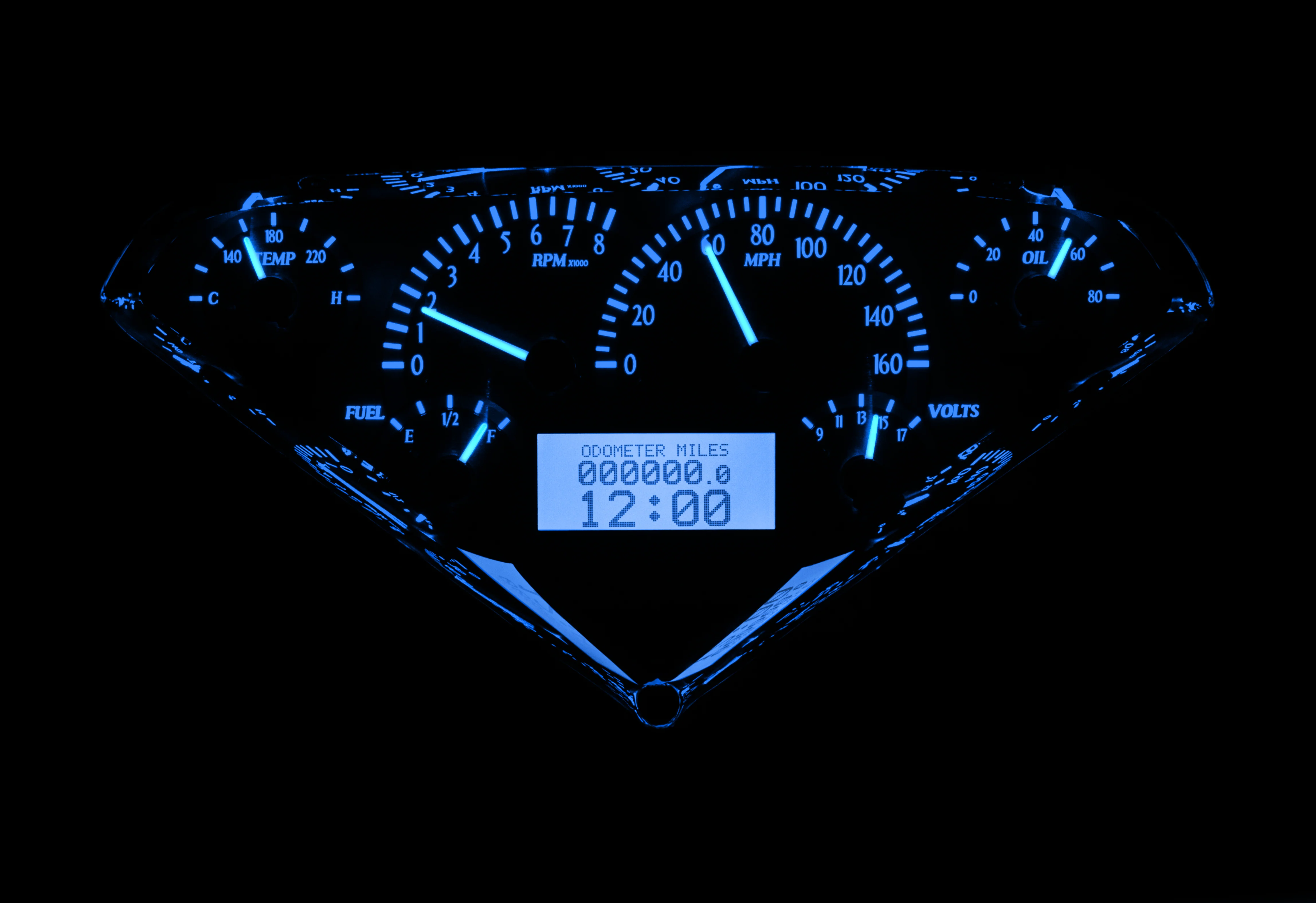 Dakota Digital VHX-55C-PU — 1955–1959 Chevy/GMC Truck VHX Instrument System - Image 17