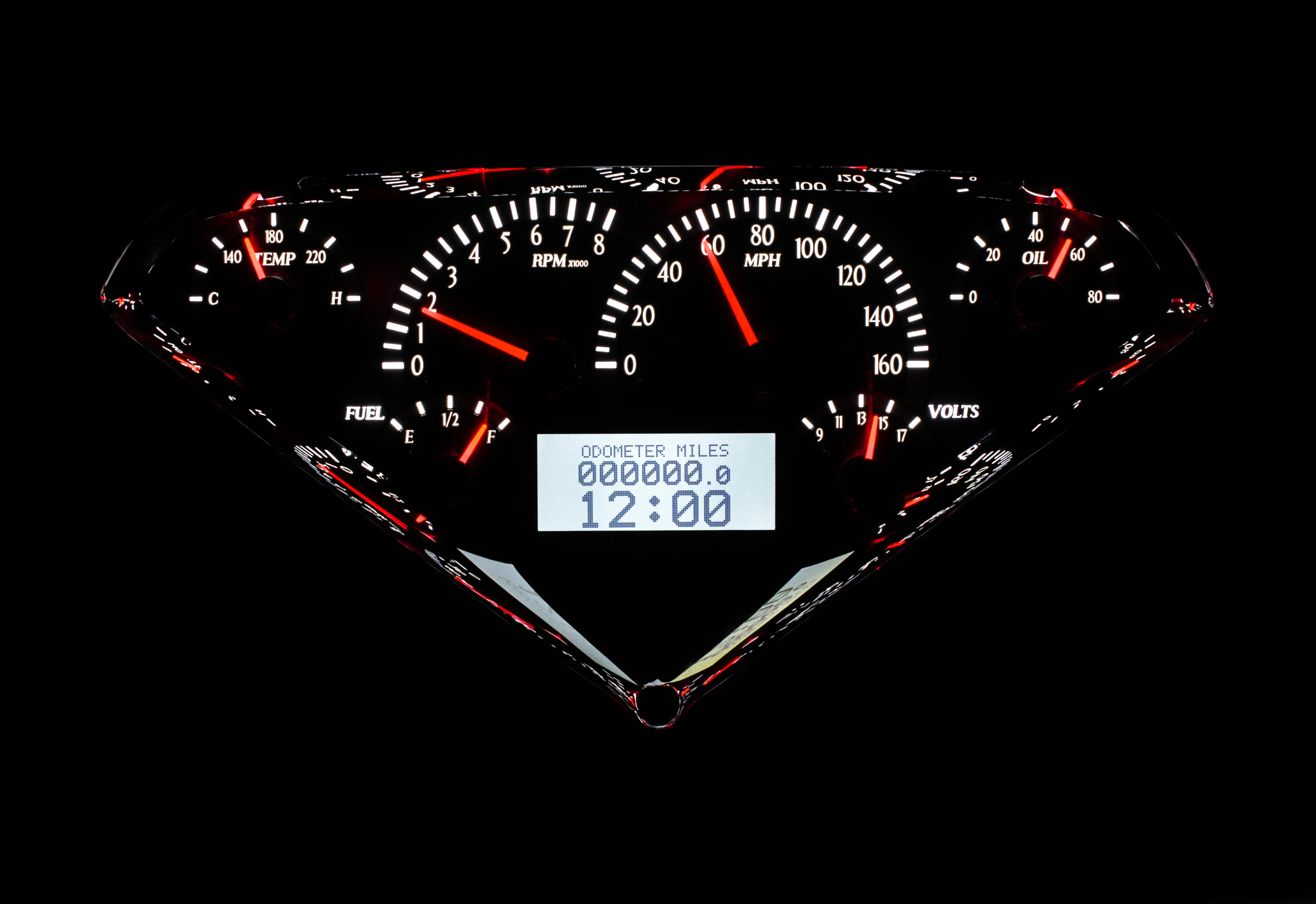 Dakota Digital VHX-55C-PU — 1955–1959 Chevy/GMC Truck VHX Instrument System - Image 20