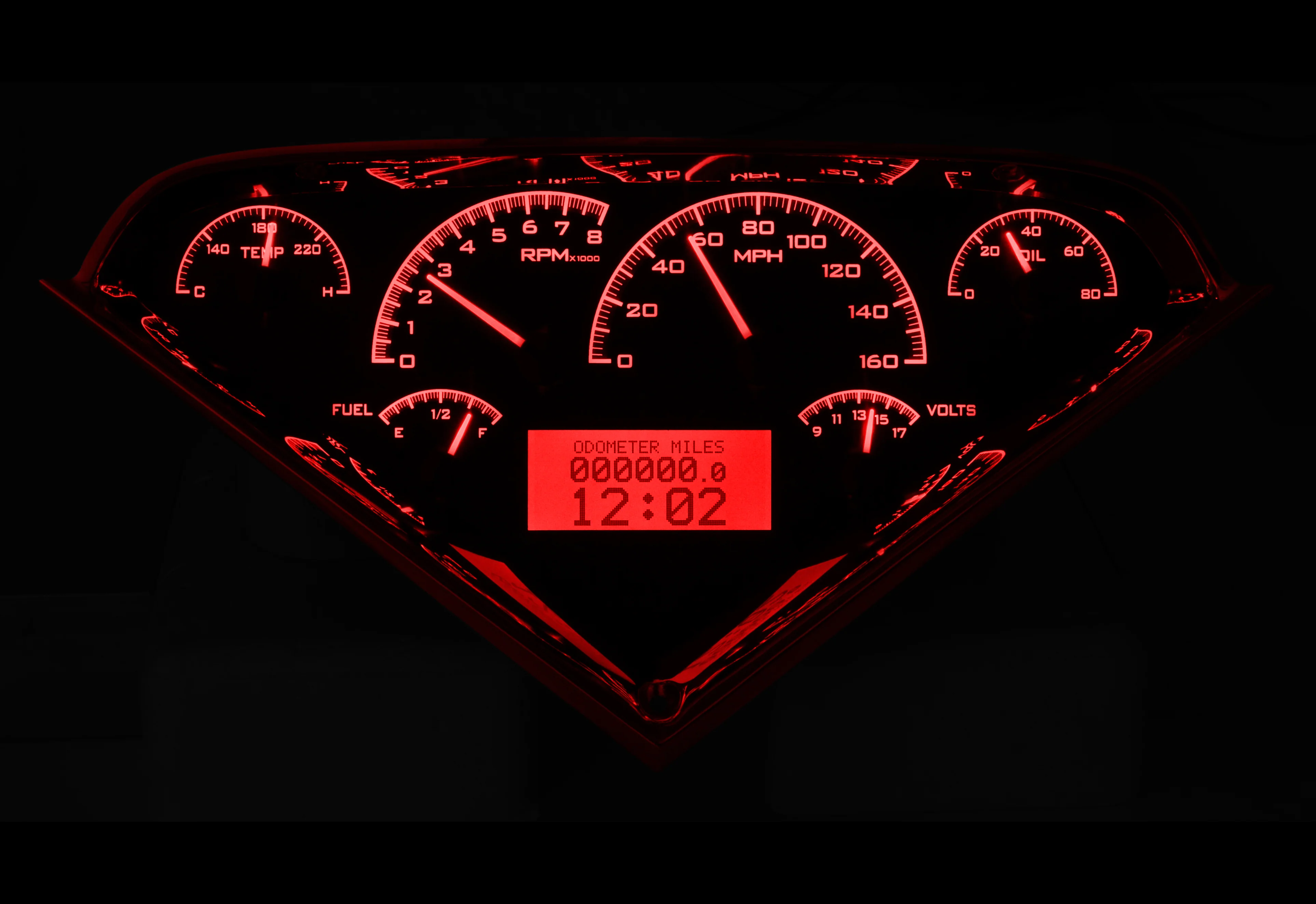Dakota Digital VHX-55C-PU — 1955–1959 Chevy/GMC Truck VHX Instrument System - Image 22