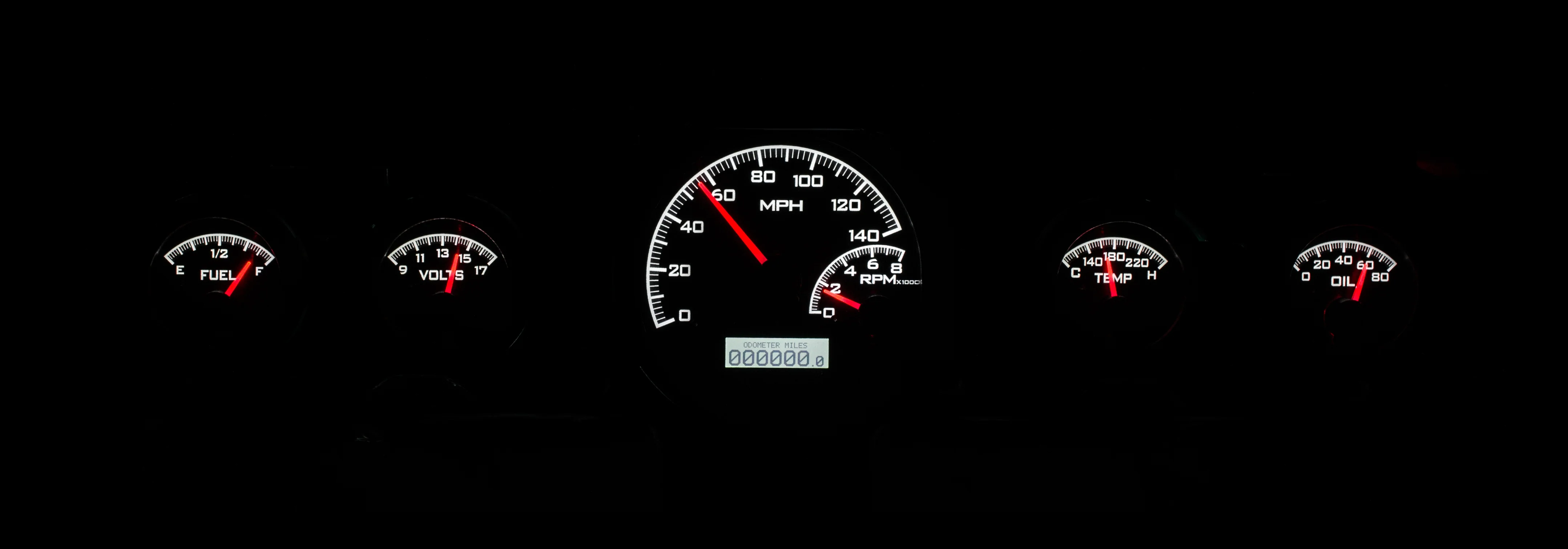 Dakota Digital VHX-65F-MUS — 1964.5–1966 Ford Mustang VHX Instrument System - Image 19