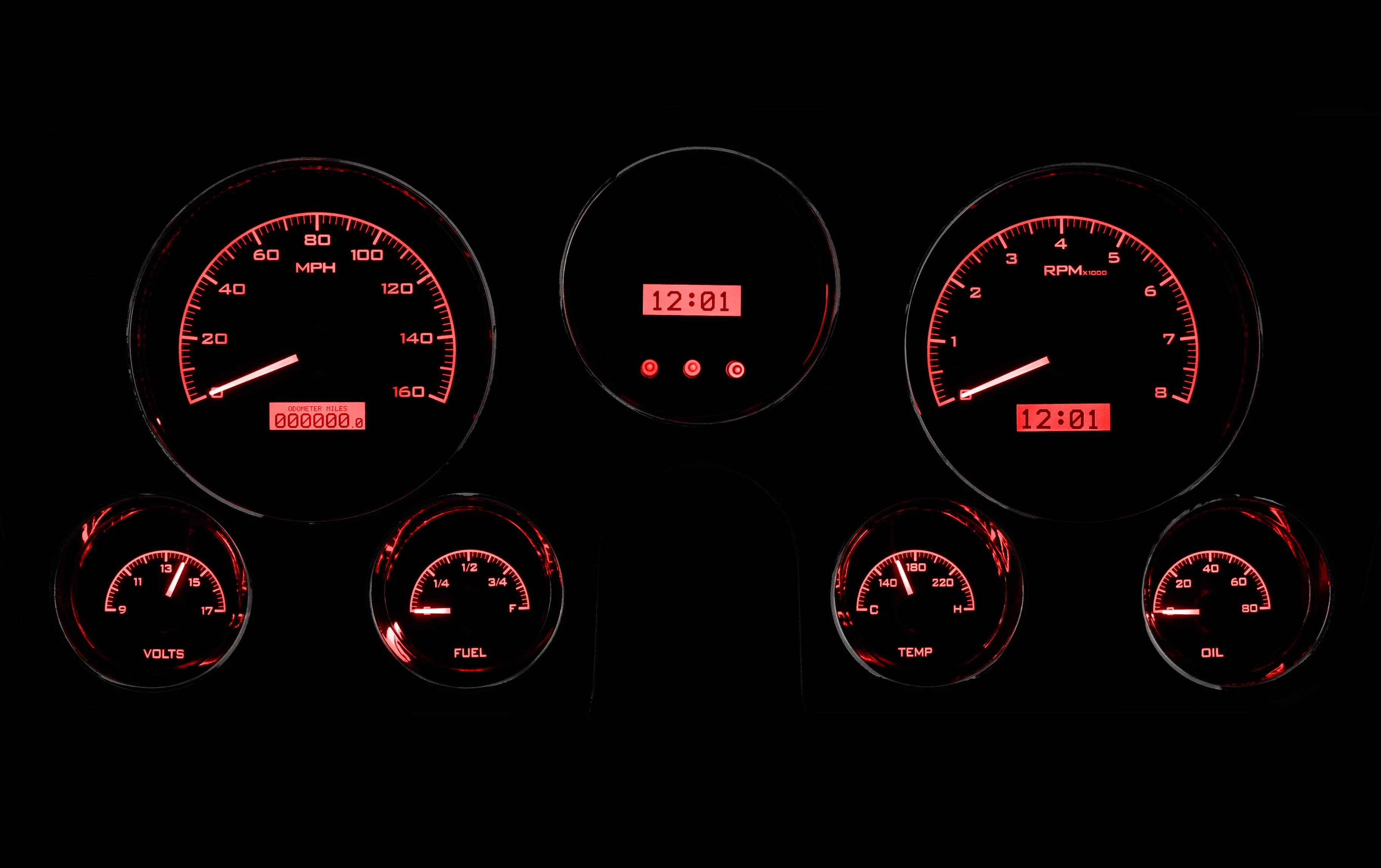 Dakota Digital VHX-67C-PU — 1967–1972 Chevy/GMC C10 Truck VHX Instrument System - Image 20
