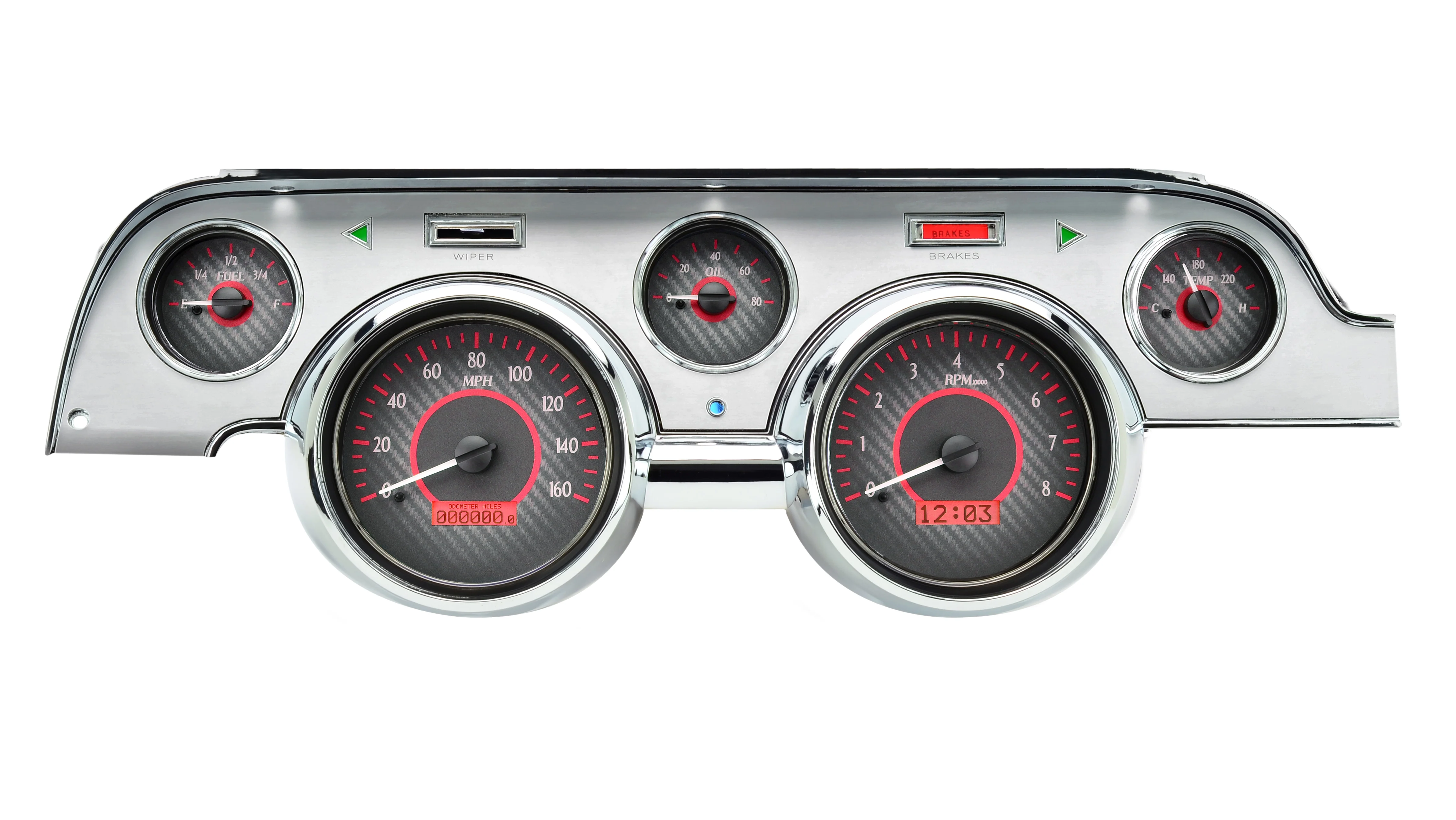 Dakota Digital VHX-67F-MUS — 1967–68 Ford Mustang VHX Gauge - Image 7
