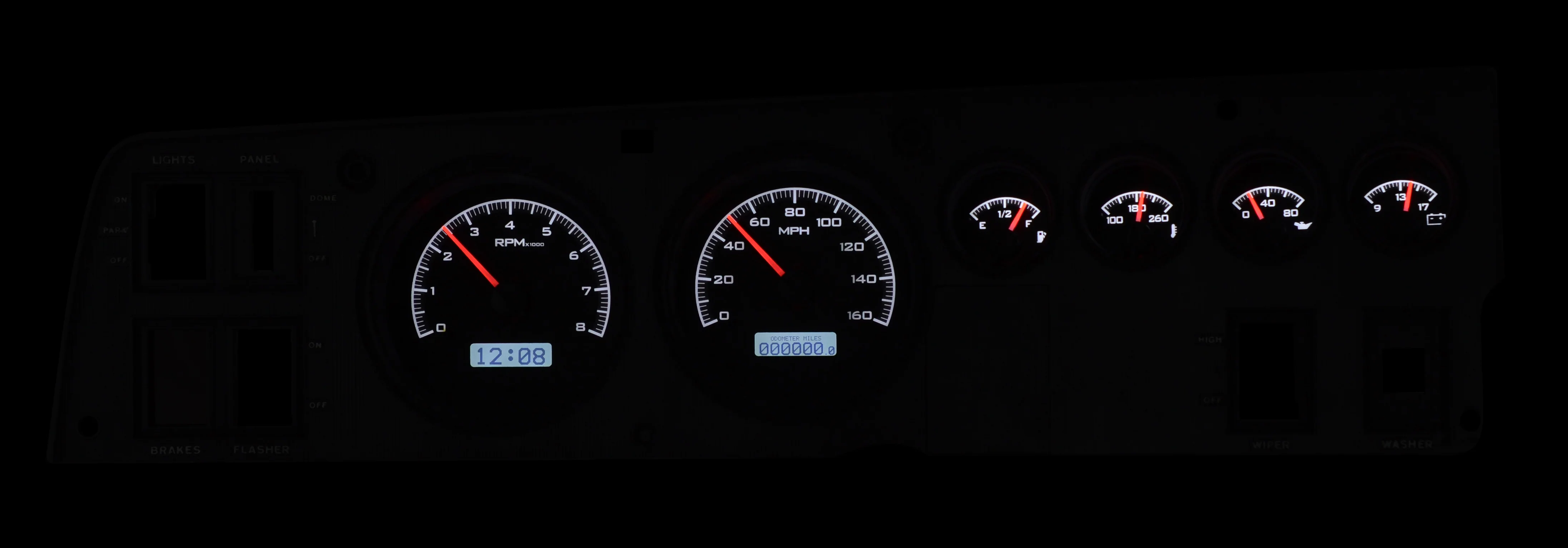 Dakota Digital VHX-68D-CHG — 1968–70 Dodge Charger VHX Gauge - Image 8