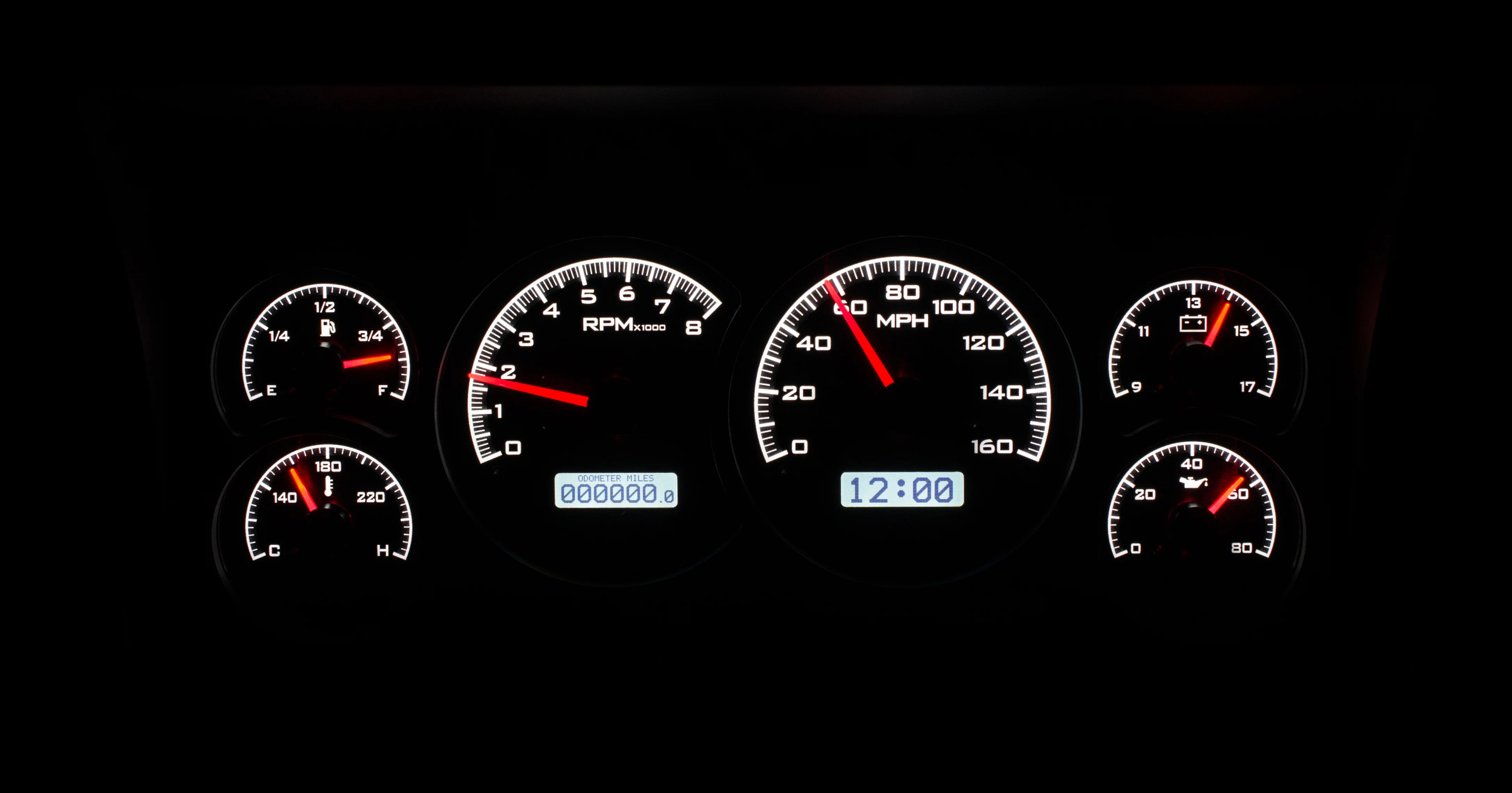 Dakota Digital VHX-88C-PU — 1988–1994 Chevy/GMC C/K Truck VHX Instrument System - Image 16