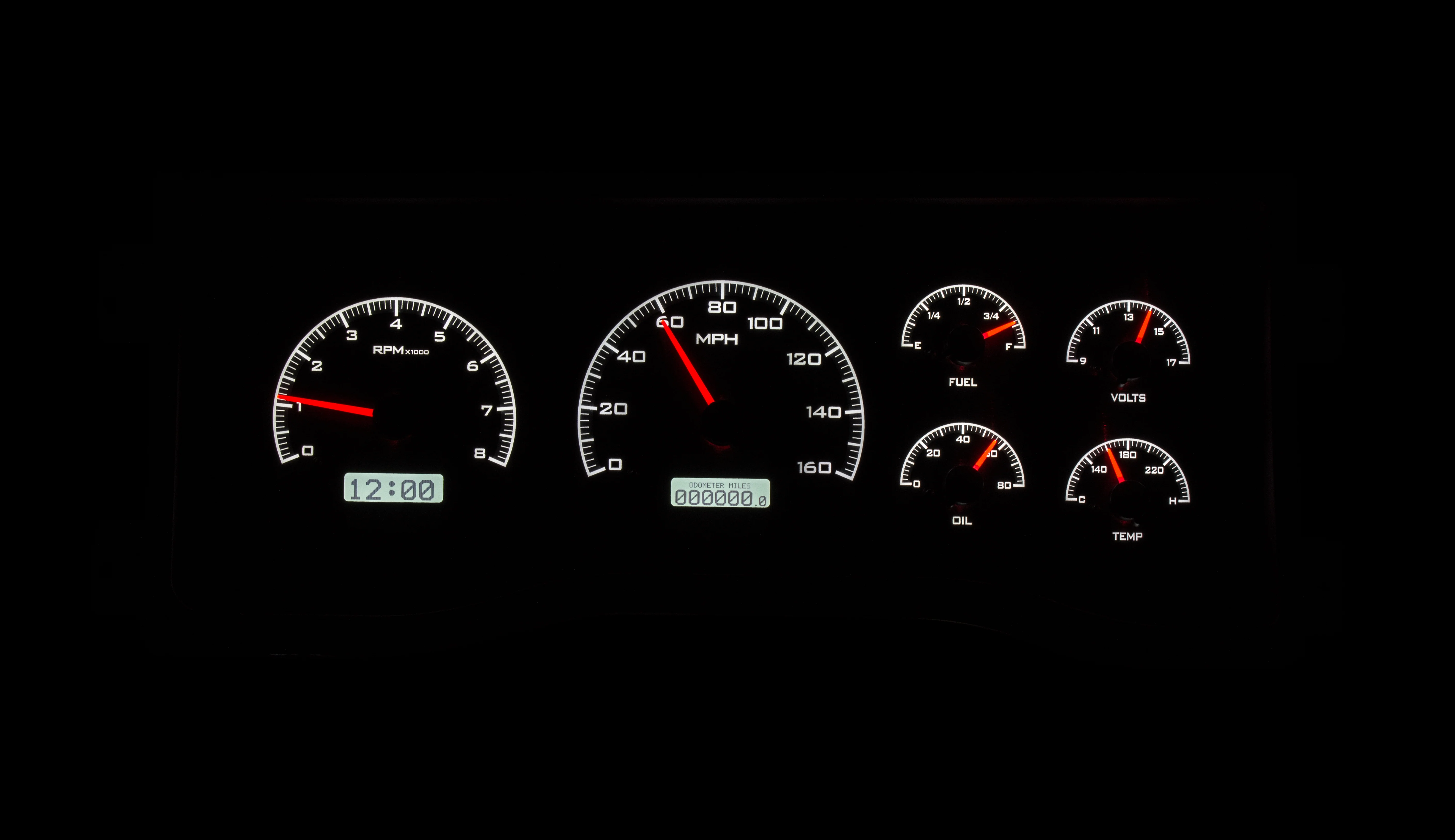 Dakota Digital VHX-95C-PU — 1995–1998 GM Truck & 1995–2000 Chevy/GMC SUV/HD VHX Instrument System - Image 19