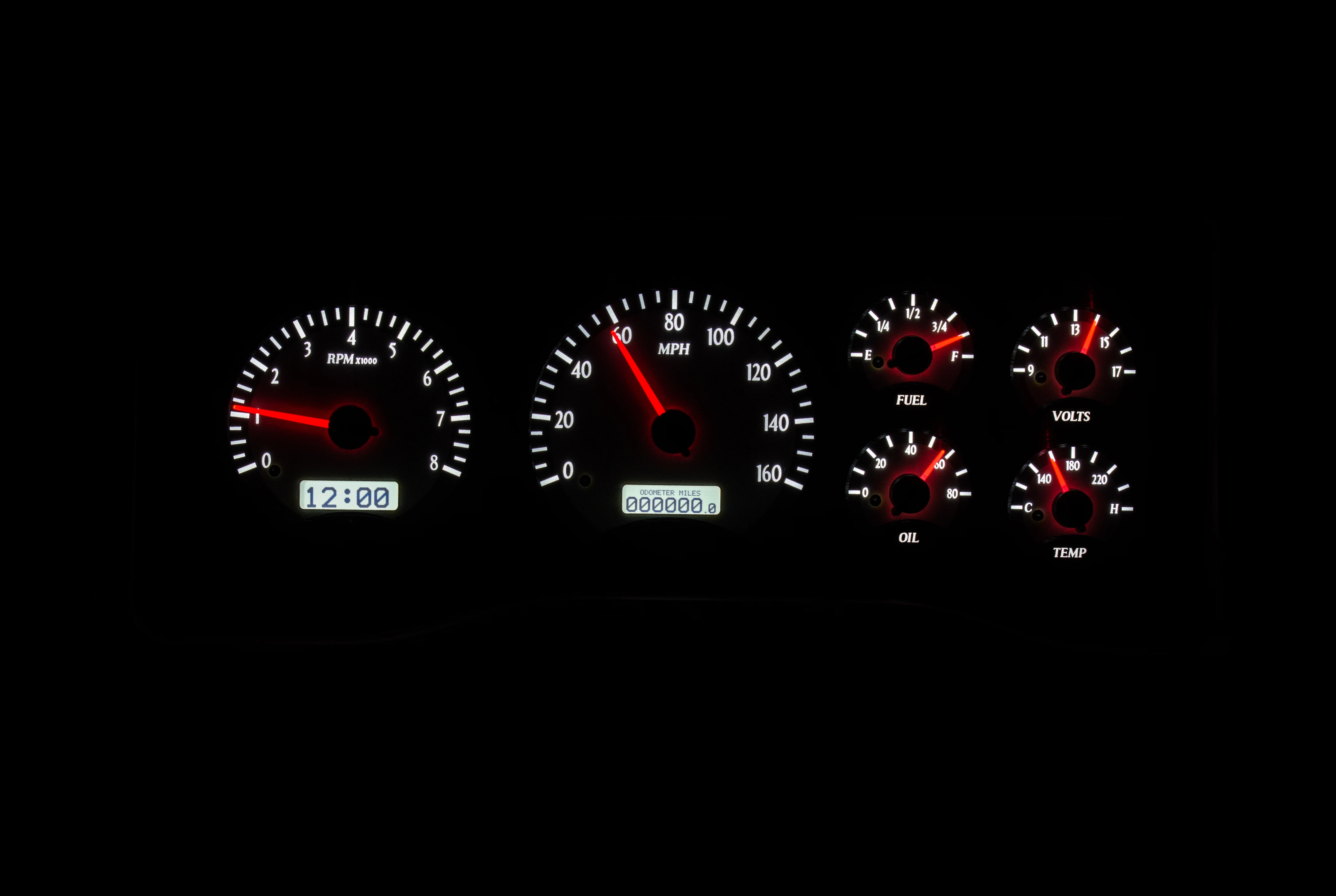 Dakota Digital VHX-95C-PU — 1995–1998 GM Truck & 1995–2000 Chevy/GMC SUV/HD VHX Instrument System - Image 21