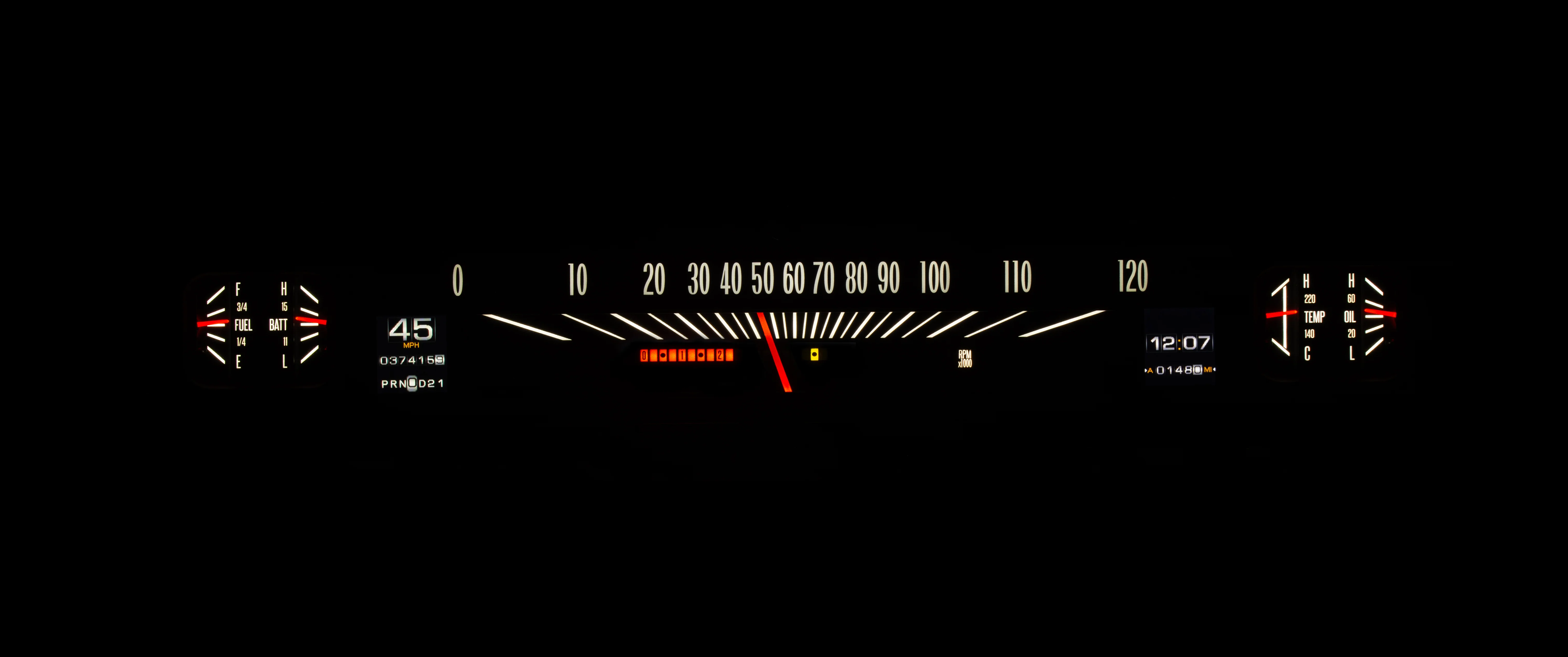 Dakota Digital RTX-66C-CVL-X — 1966–67 Chevy Chevelle/El Camino Chevelle/El Camino RTX Instruments - Image 12