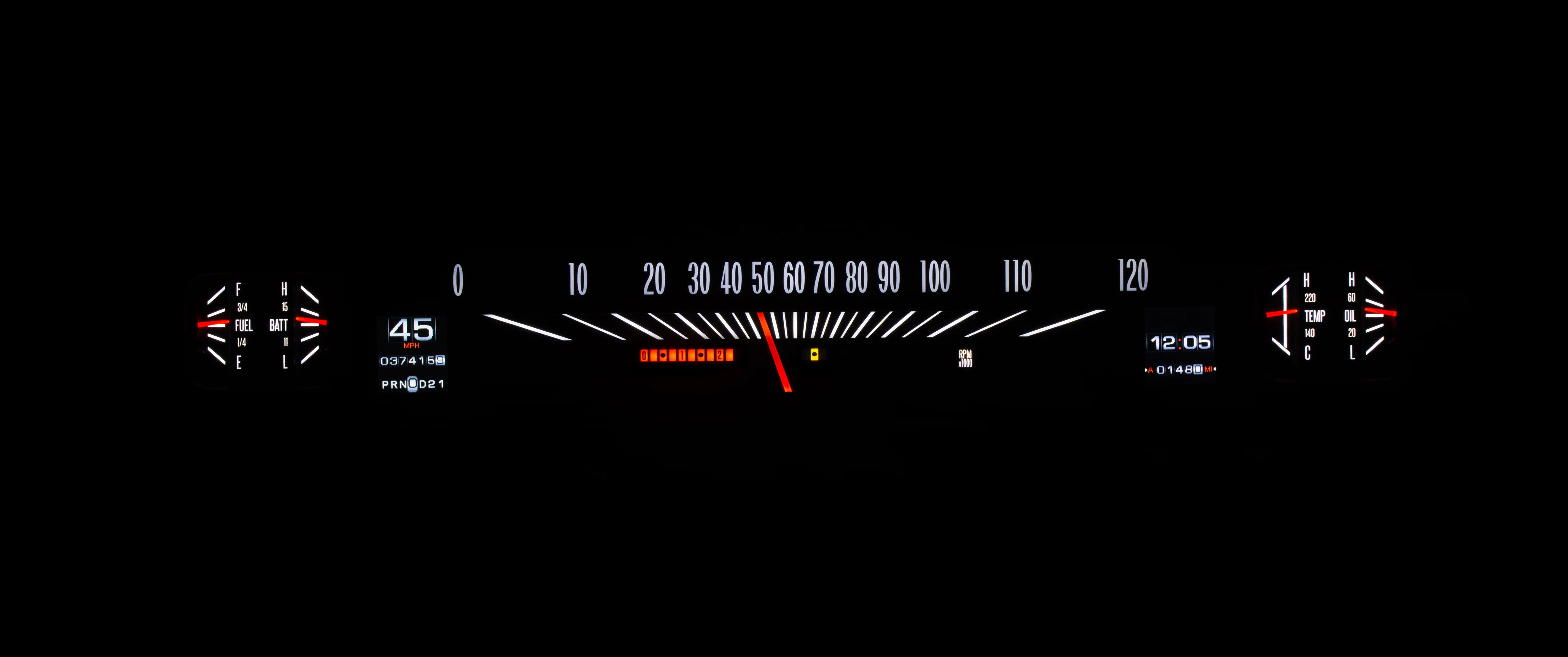 Dakota Digital RTX-66C-CVL-X — 1966–67 Chevy Chevelle/El Camino Chevelle/El Camino RTX Instruments - Image 13