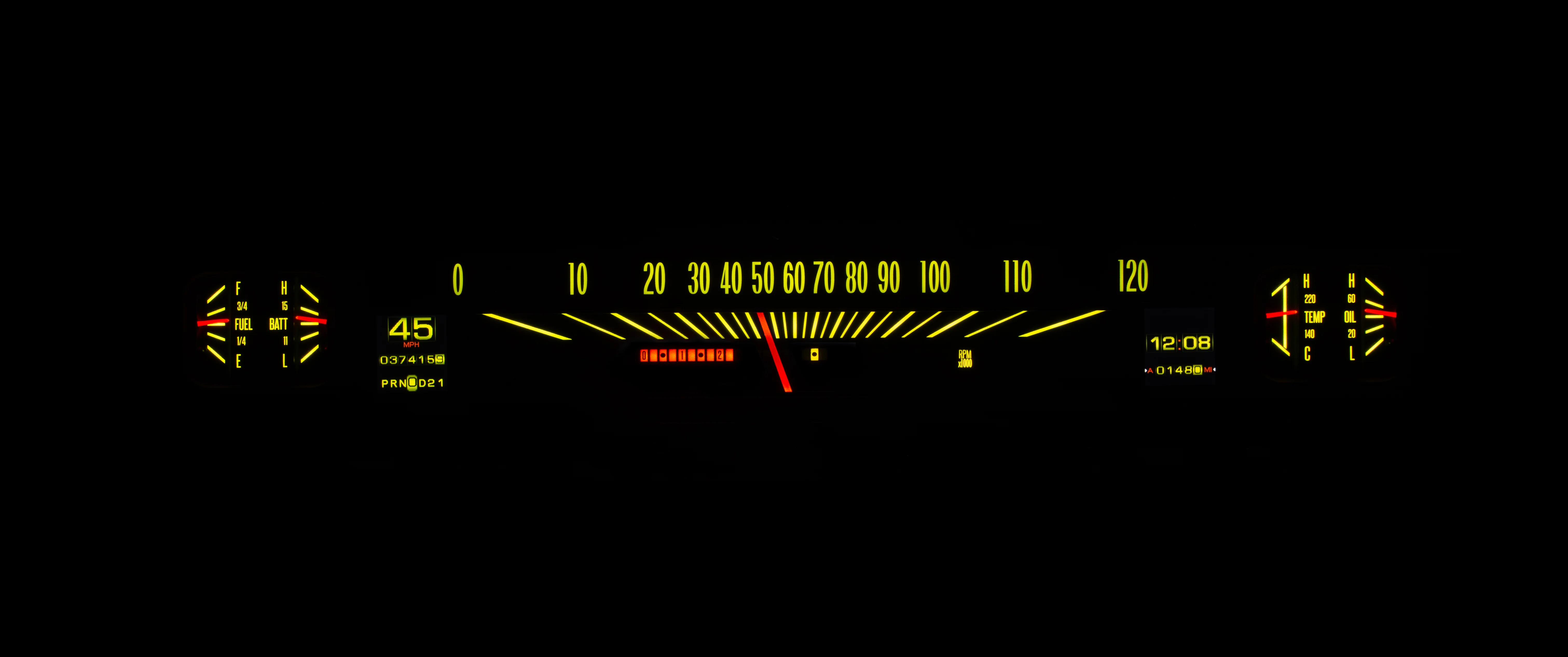 Dakota Digital RTX-66C-CVL-X — 1966–67 Chevy Chevelle/El Camino Chevelle/El Camino RTX Instruments - Image 15